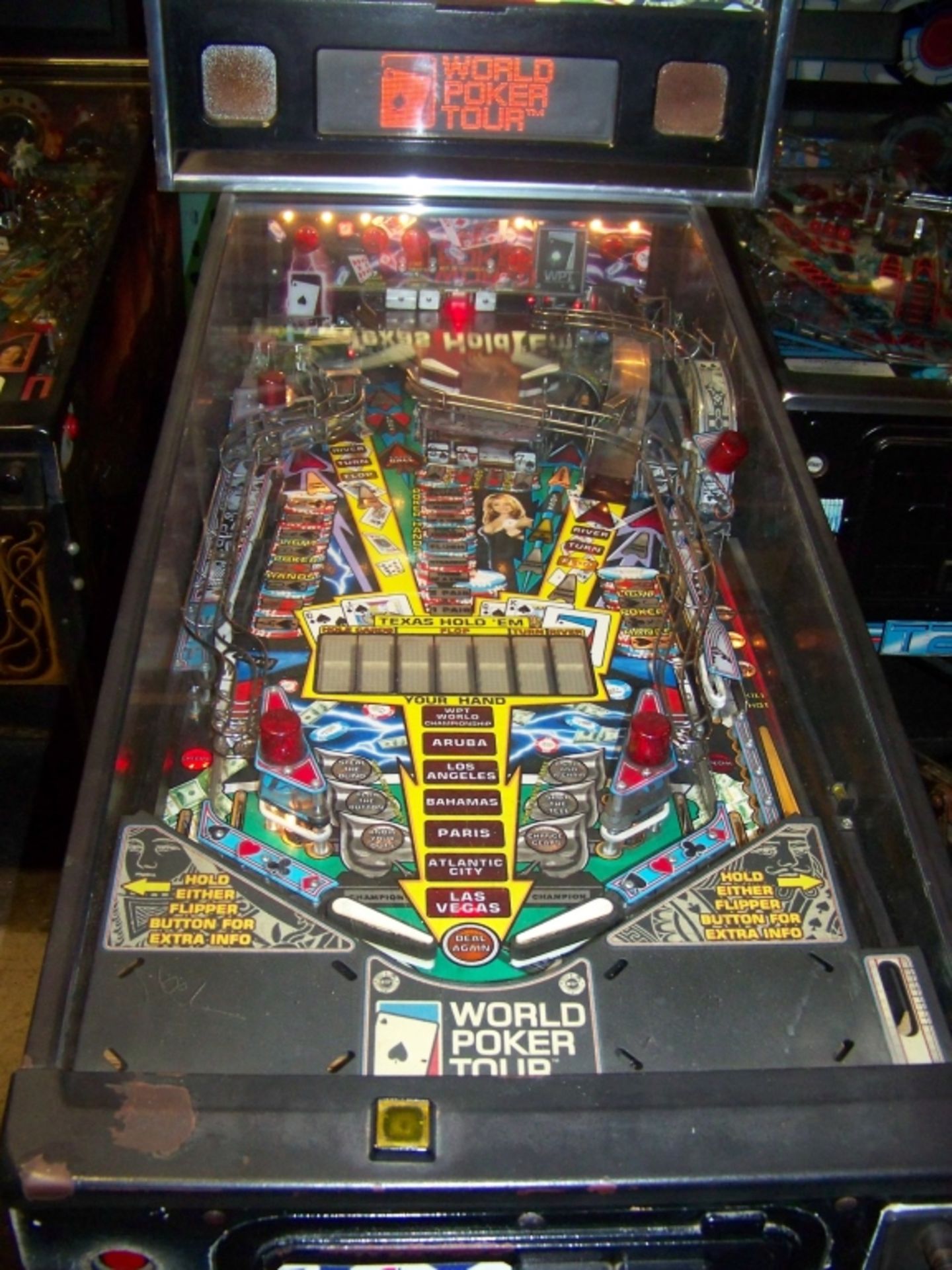 WORLD POKER TOUR PINBALL MACHINE STERN - Image 8 of 8