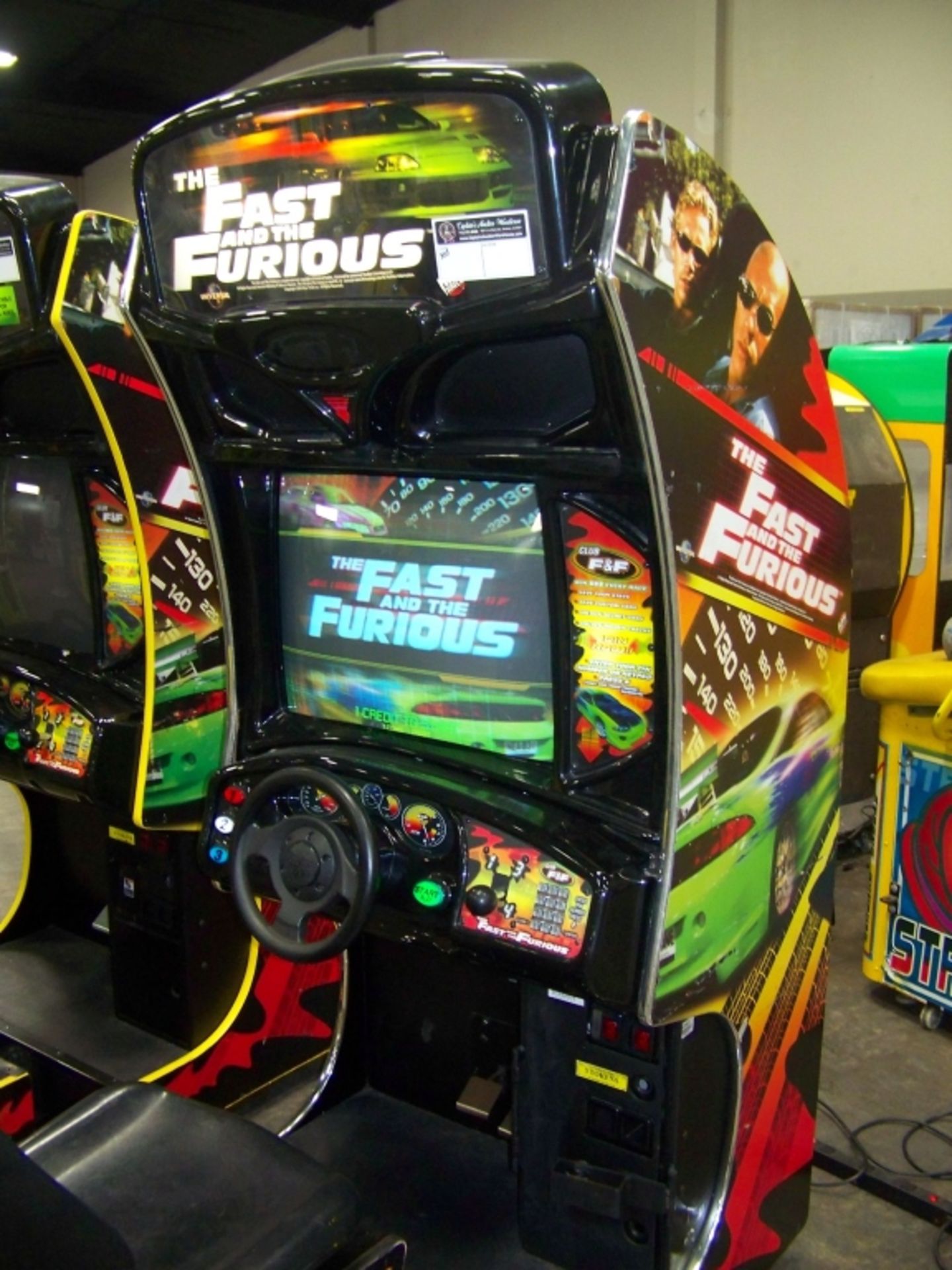 FAST AND FURIOUS DEDICATED RACING ARCADE GAME - Image 3 of 7