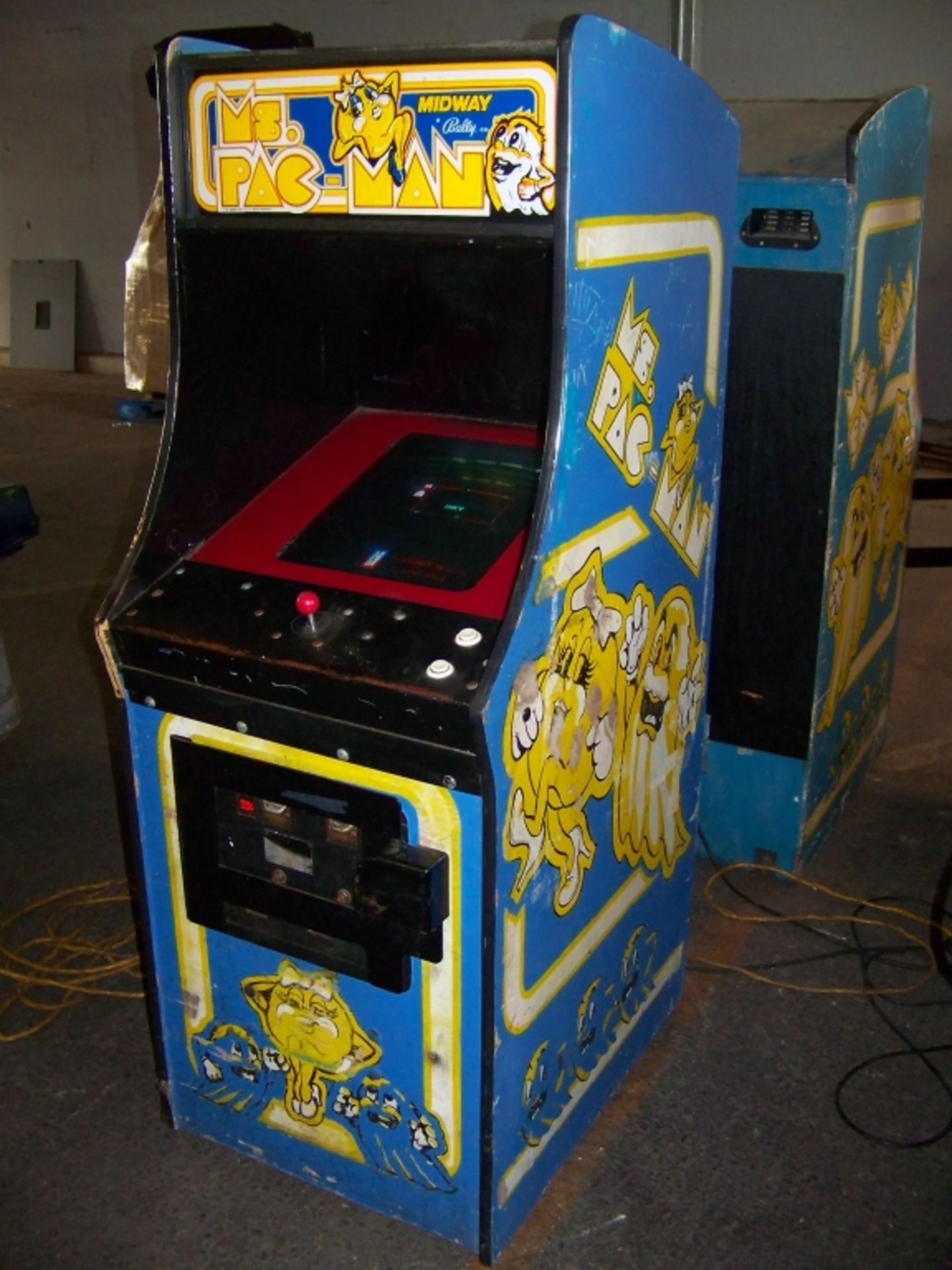 MS PACMAN UPRIGHT ARCADE GAME BALLY MIDWAY - Image 4 of 4