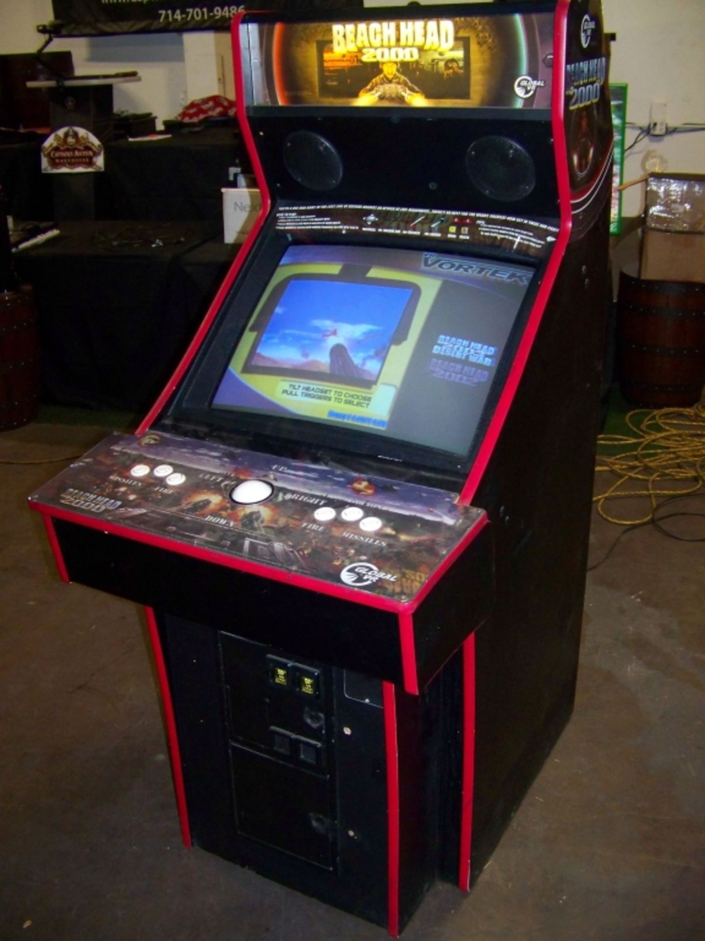 BEACH HEAD 2003 PUP STYLE CABINET ARCADE GAME - Image 7 of 10