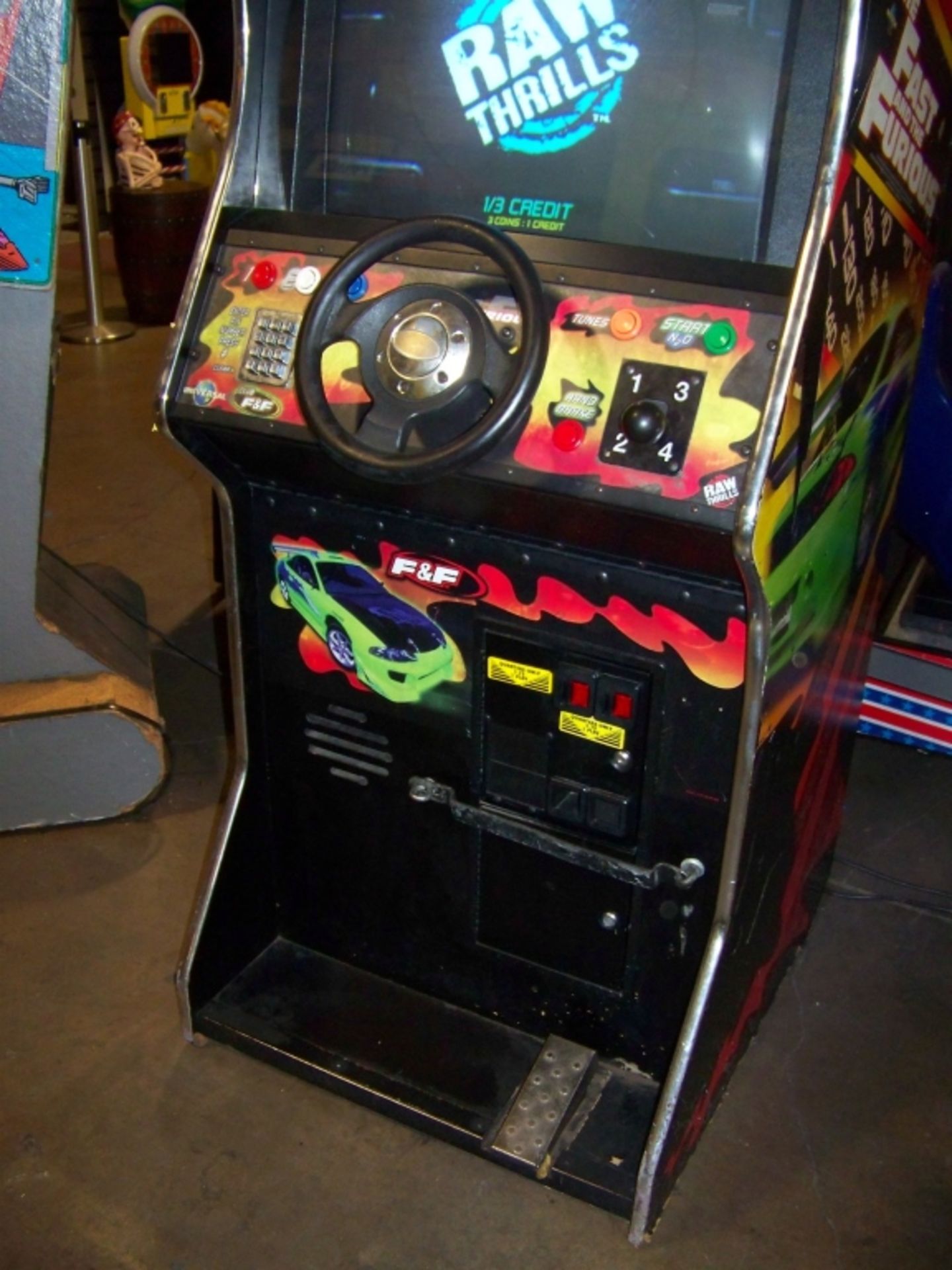FAST & FURIOUS UPRIGHT DEDICATED ARCADE GAME - Image 4 of 7