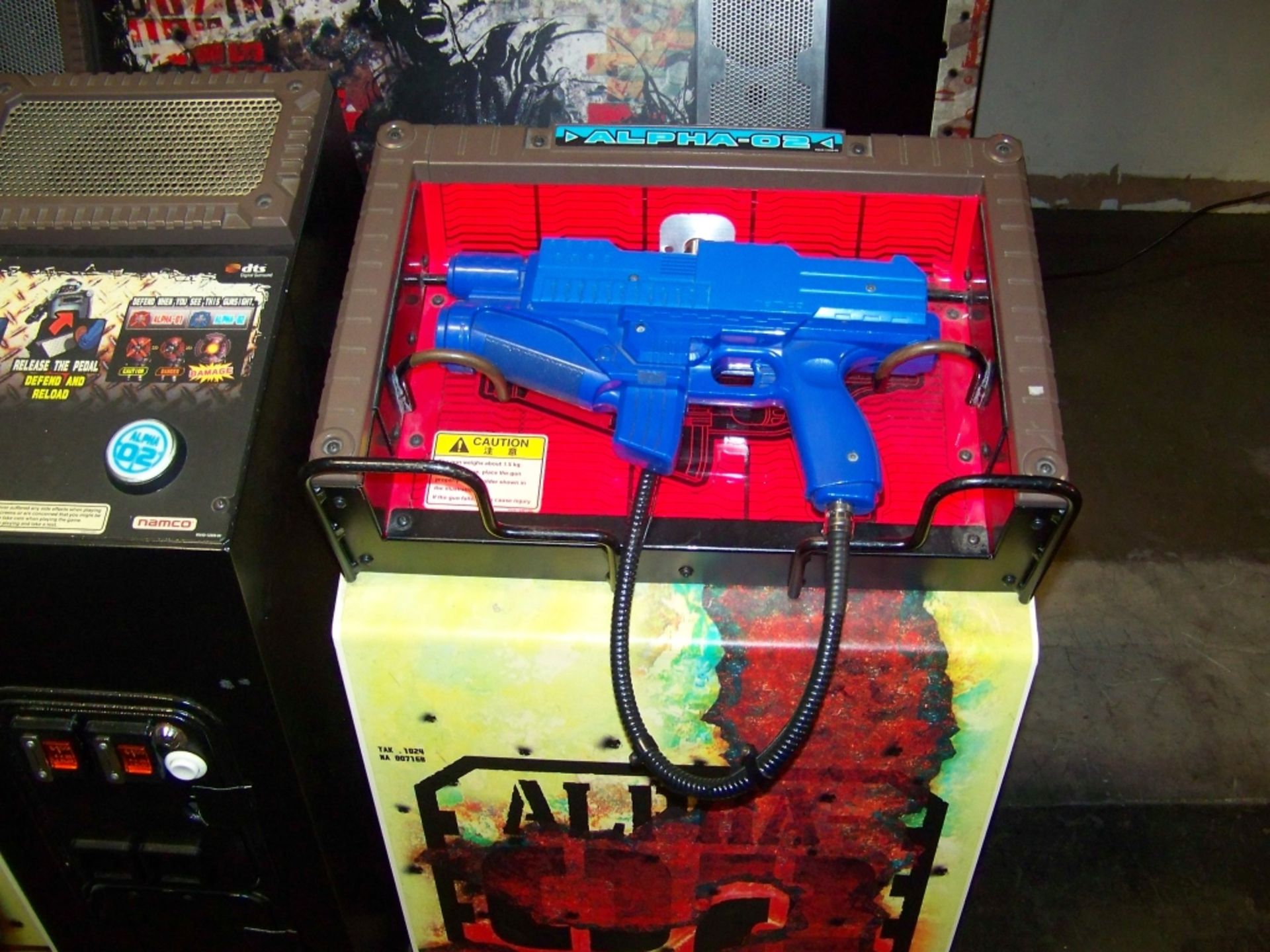 RAZING STORM DX 55" SHOOTER ARCADE GAME NAMCO - Image 7 of 10