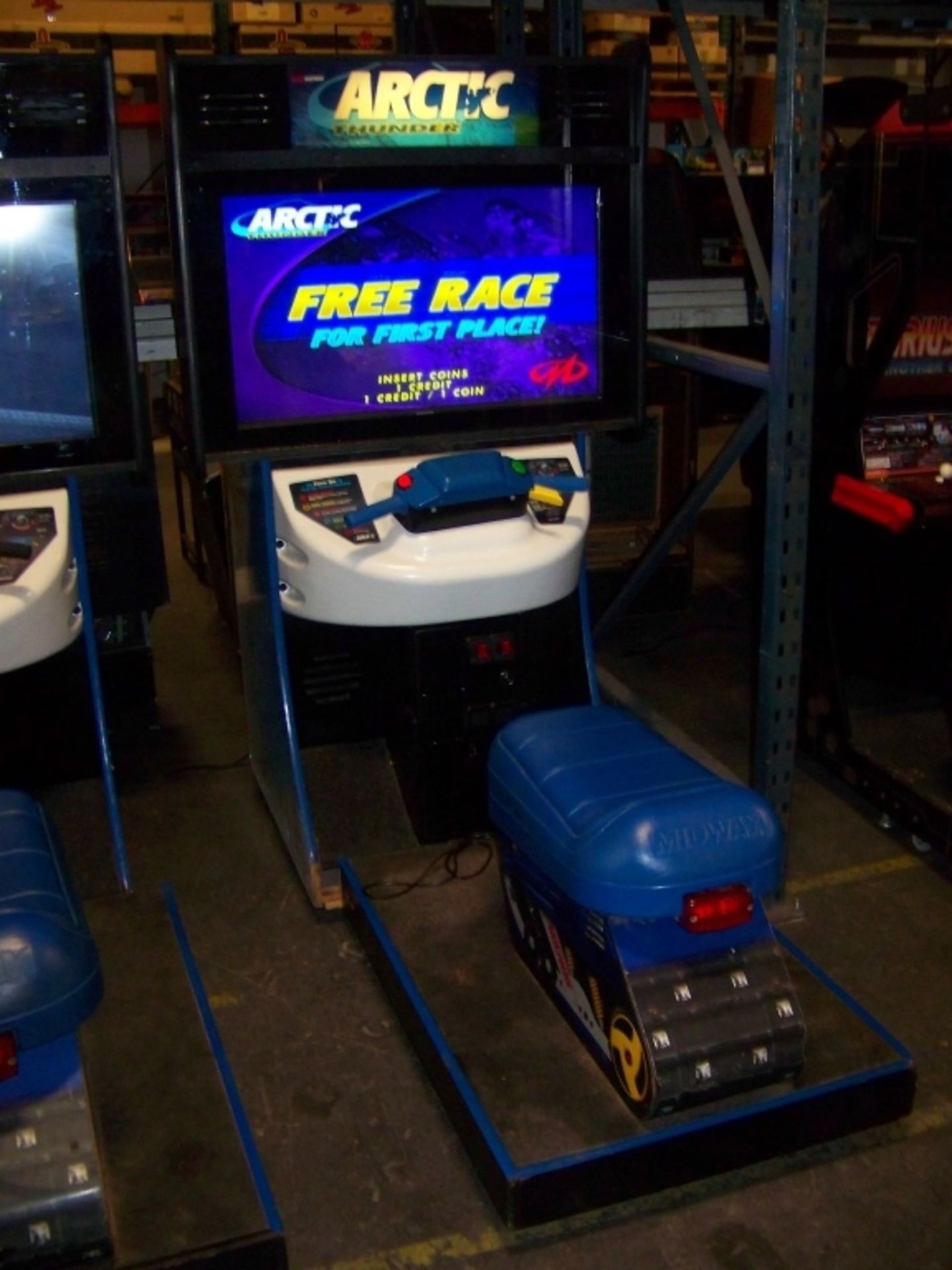 ARCTIC THUNDER DX LCD RACING ARCADE GAME