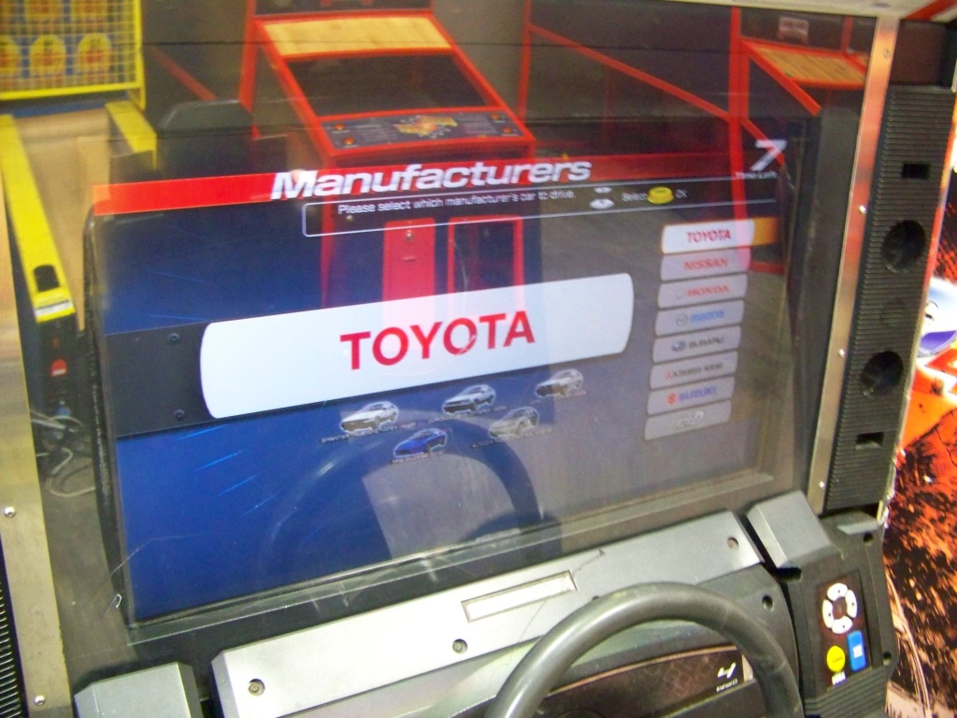 INITIAL D4 SITDOWN RACING ARCADE GAME SEGA - Image 4 of 7