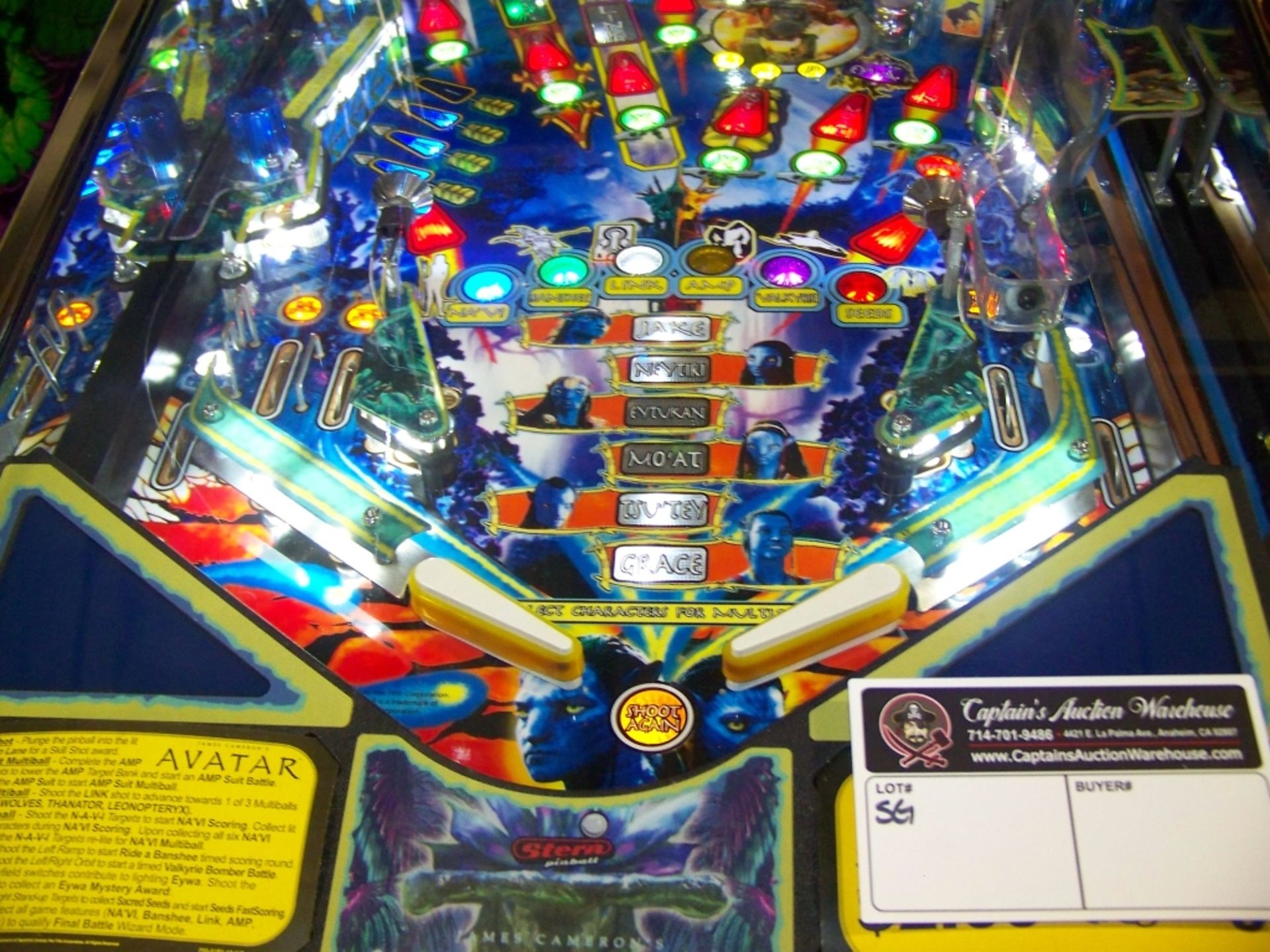 AVATAR LIMITED EDITION PINBALL MACHINE L@@K!!! - Image 5 of 12