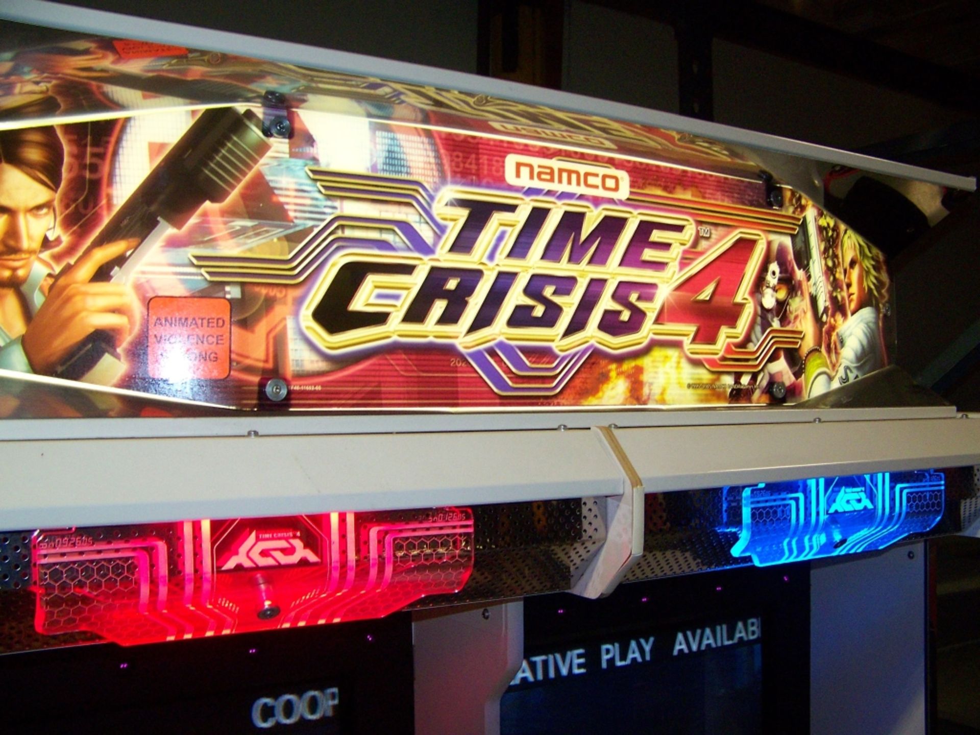 TIME CRISIS 4 TWIN SHOOTER ARCADE GAME NAMCO - Image 4 of 12