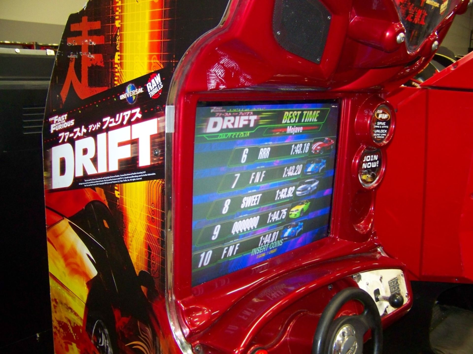 DRIFT FAST & FURIOUS DEDICATED RACING ARCADE GAME - Image 7 of 7