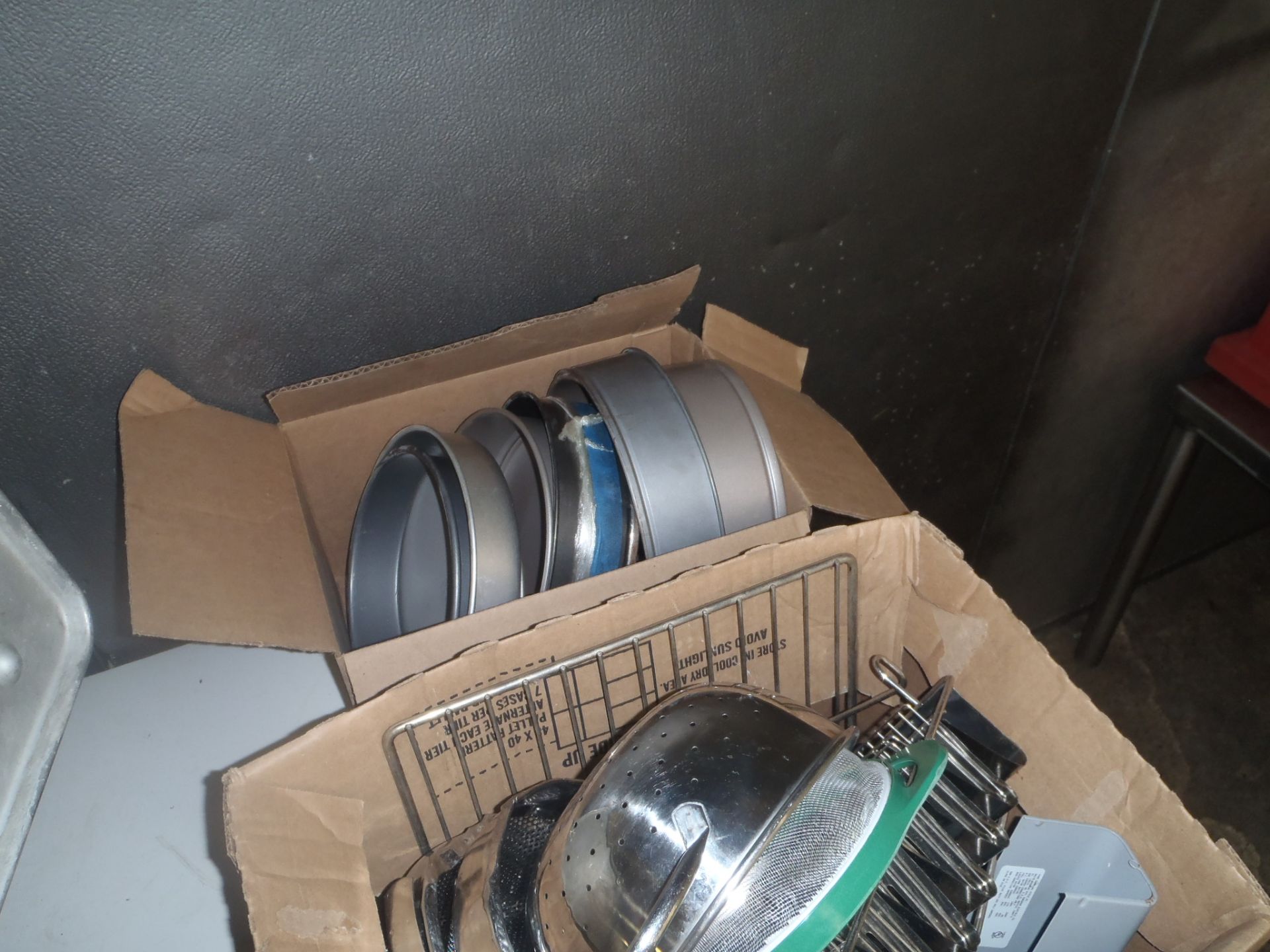 2 BOXES OF MISC. COOKWARE