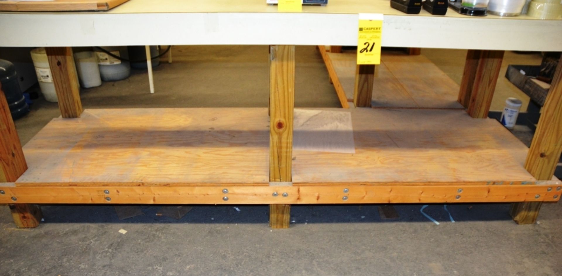 8' x 3' Assorted Work Tables