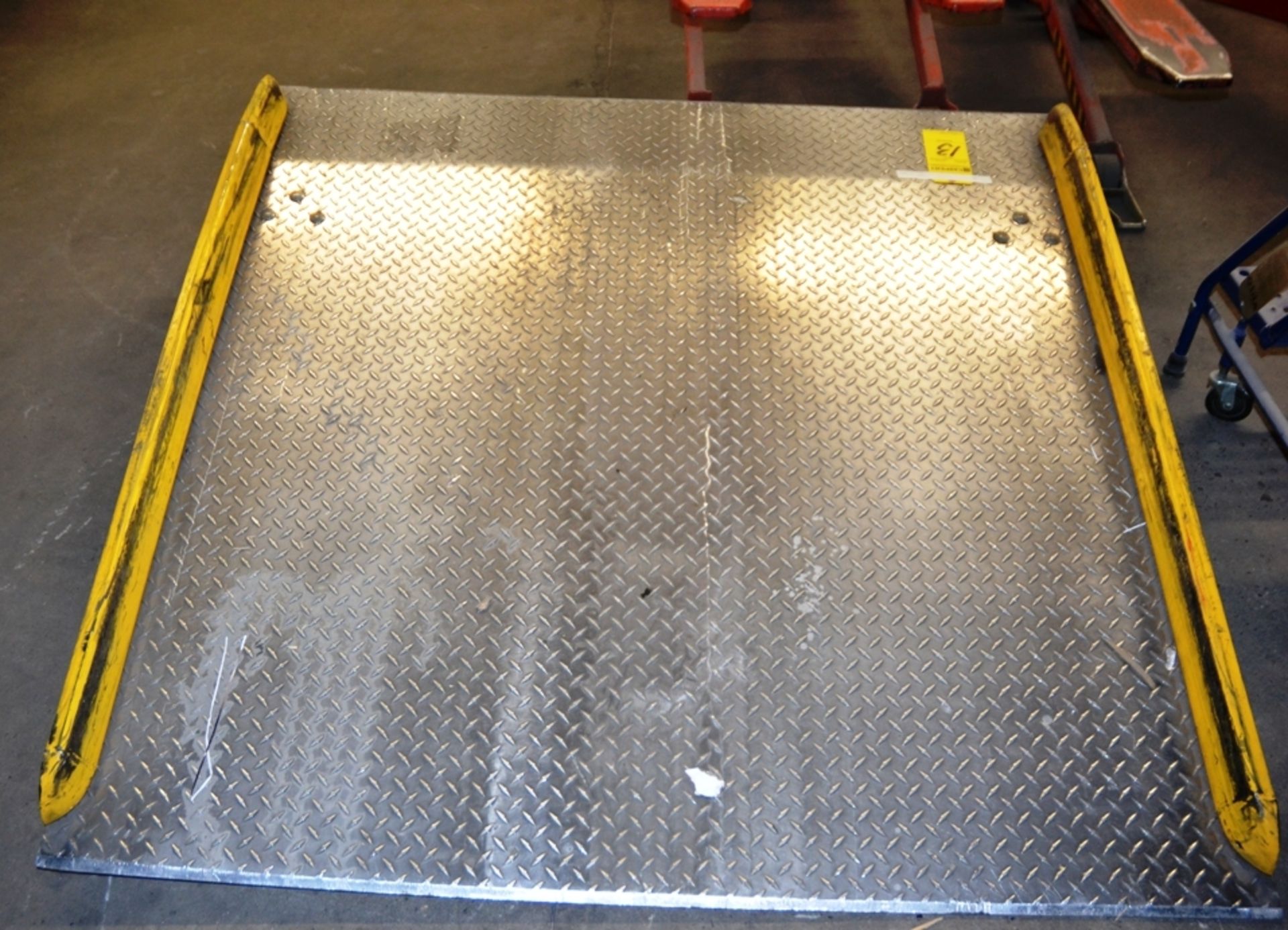 5' x 5' Diamond Plate Dock Plate