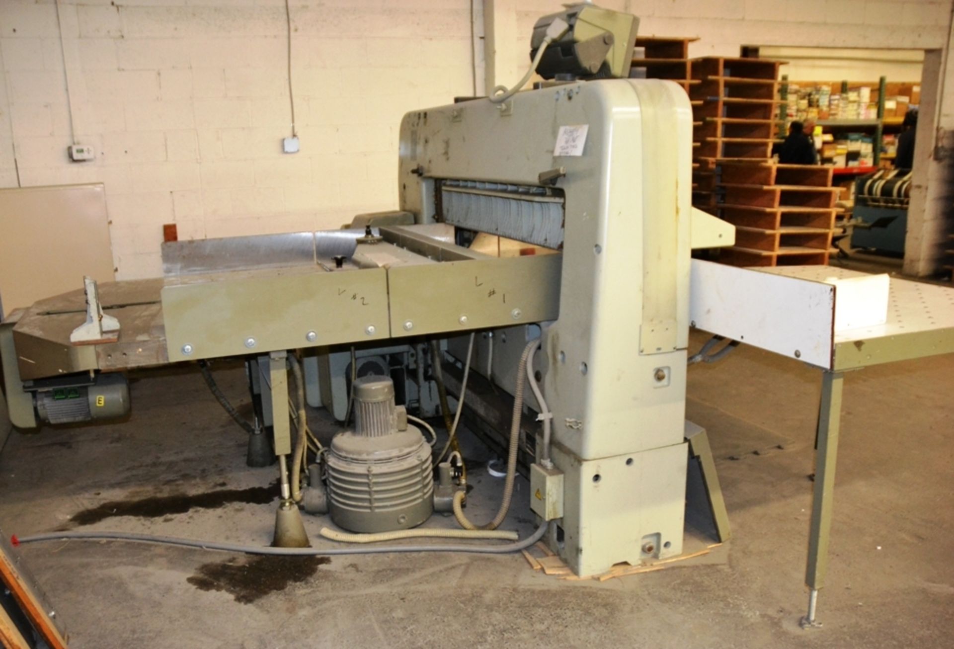 Polar Mohr 54" Power Paper Cutter, Model 137EMC-Mon, S/N 6341217, Airt Tables Throughout, Eletric - Image 2 of 2