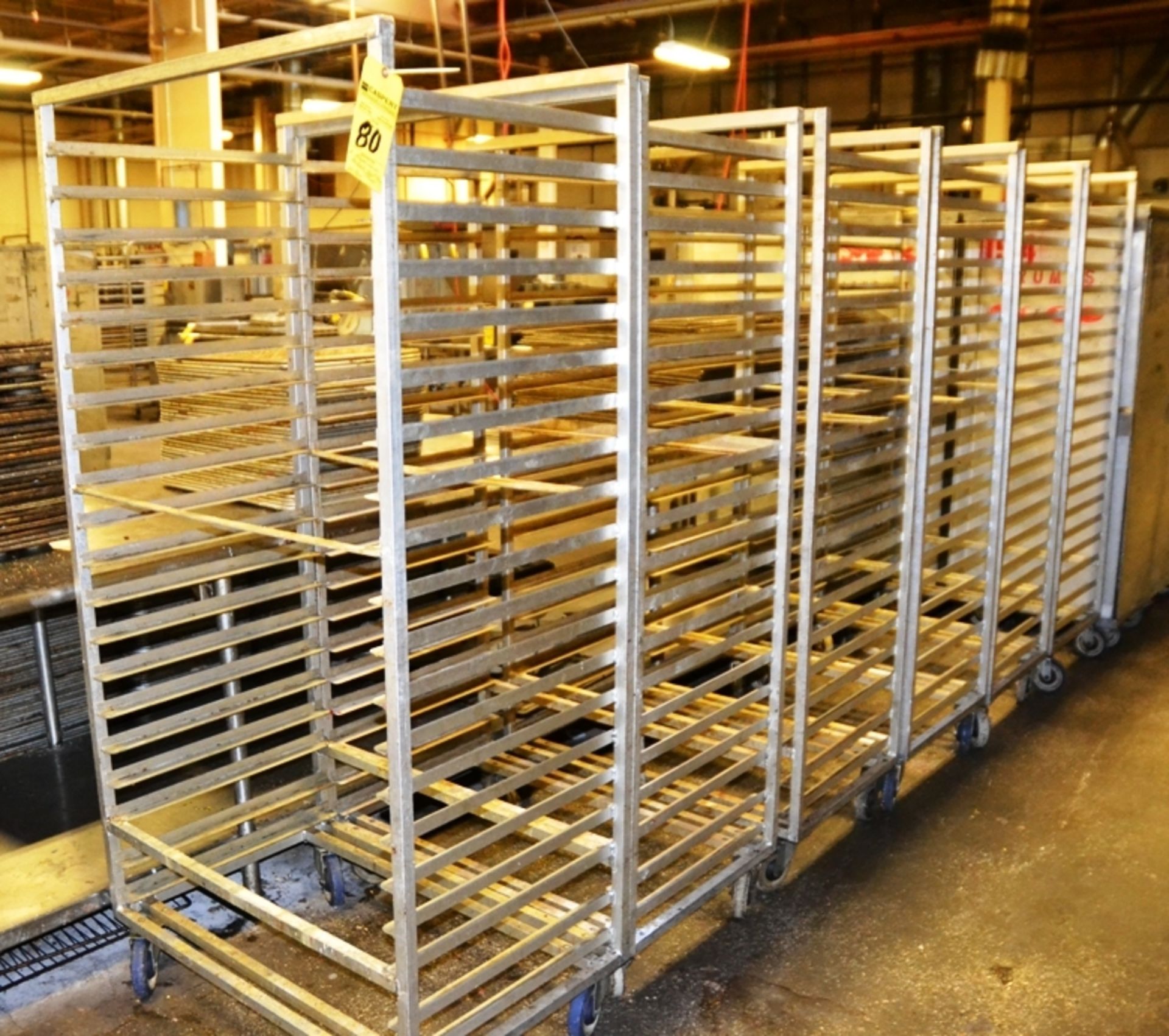 Aluminum 20-Pan Portable Racks