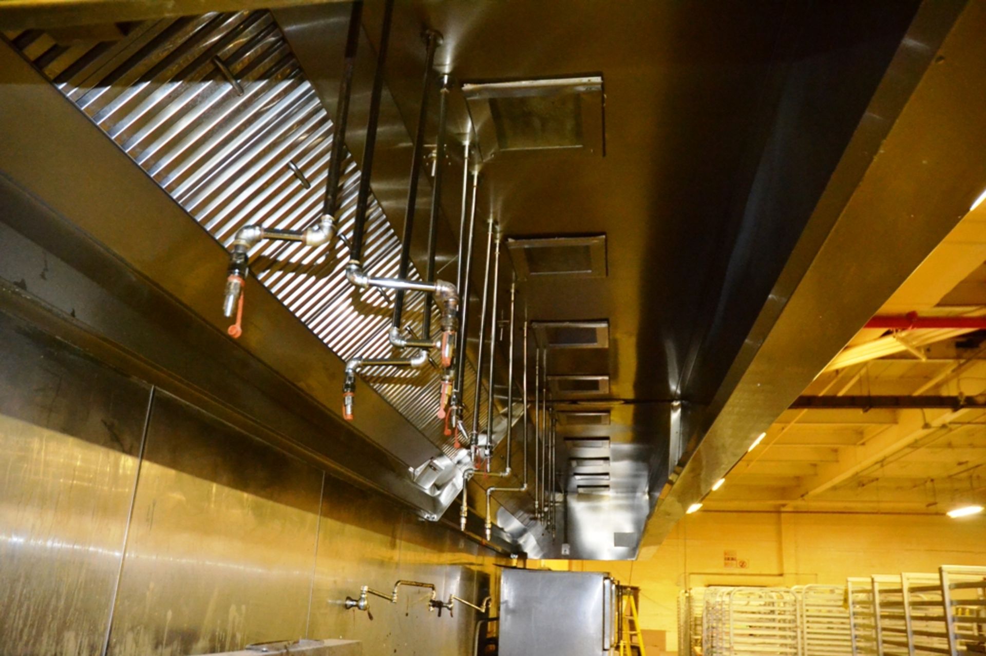 Gaylord 3'x28' Stainless Steel Exhaust Hood with Ansul Fire System - Image 2 of 2