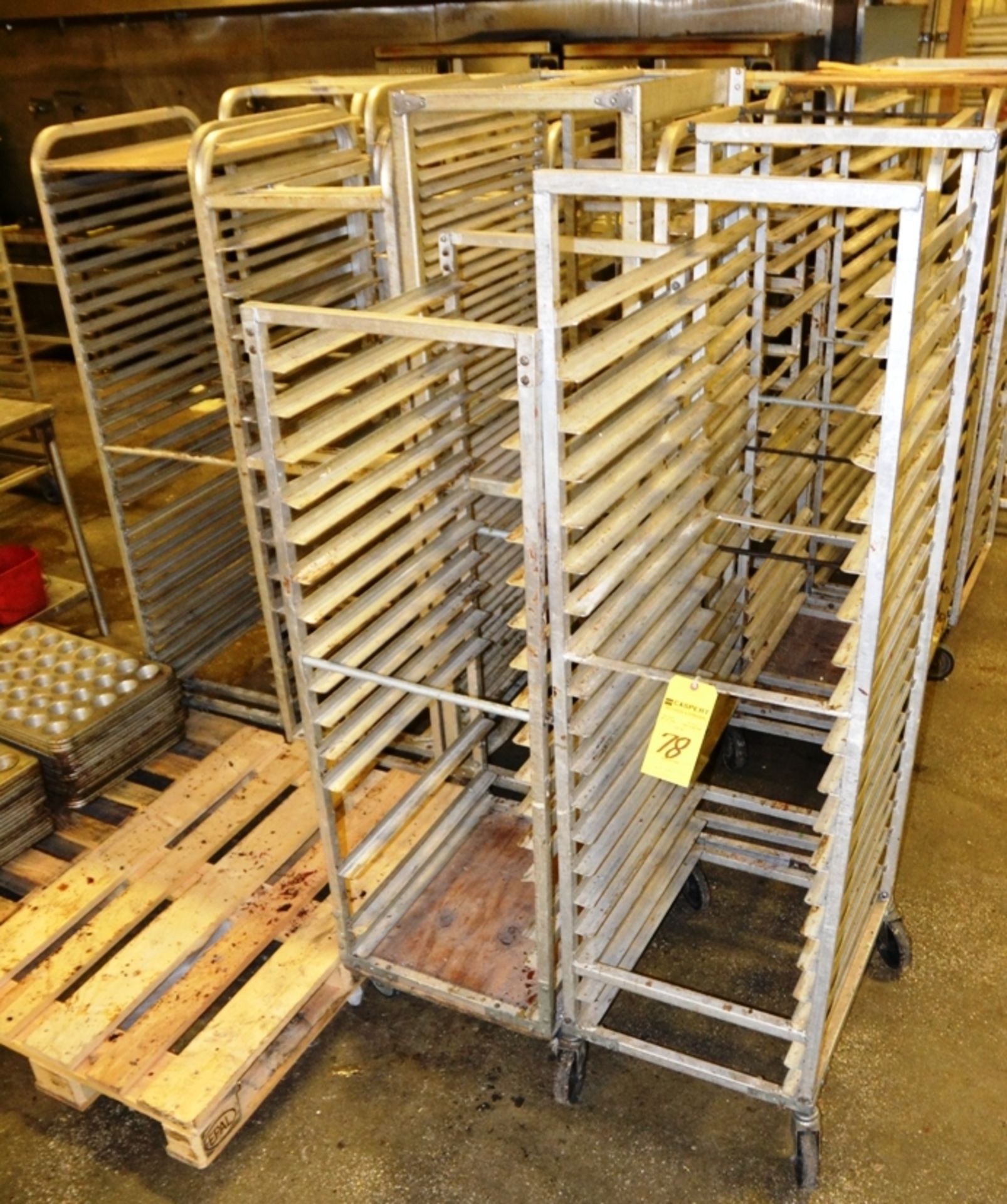 Assorted-Size Aluminum Sheet Pan Racks