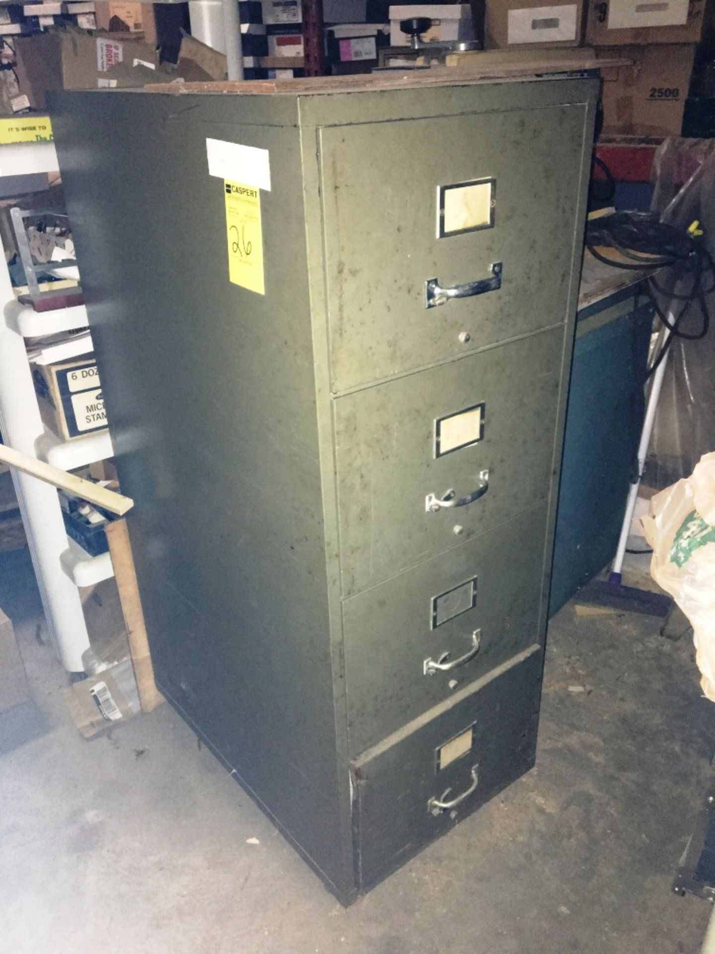 4-Drawer Fireproof Legal-Size File Cabinet