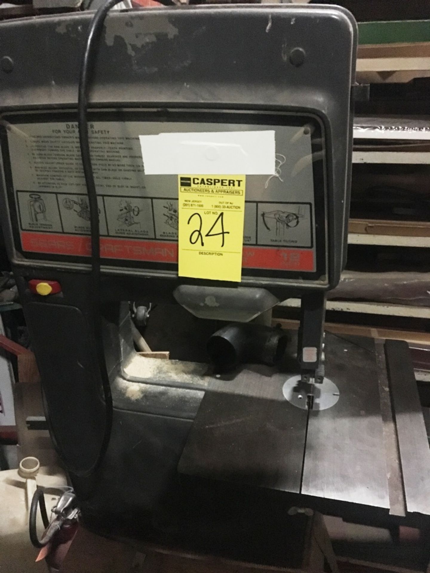 Sears Craftsman 12" Bandsaw/Sander - Image 2 of 3