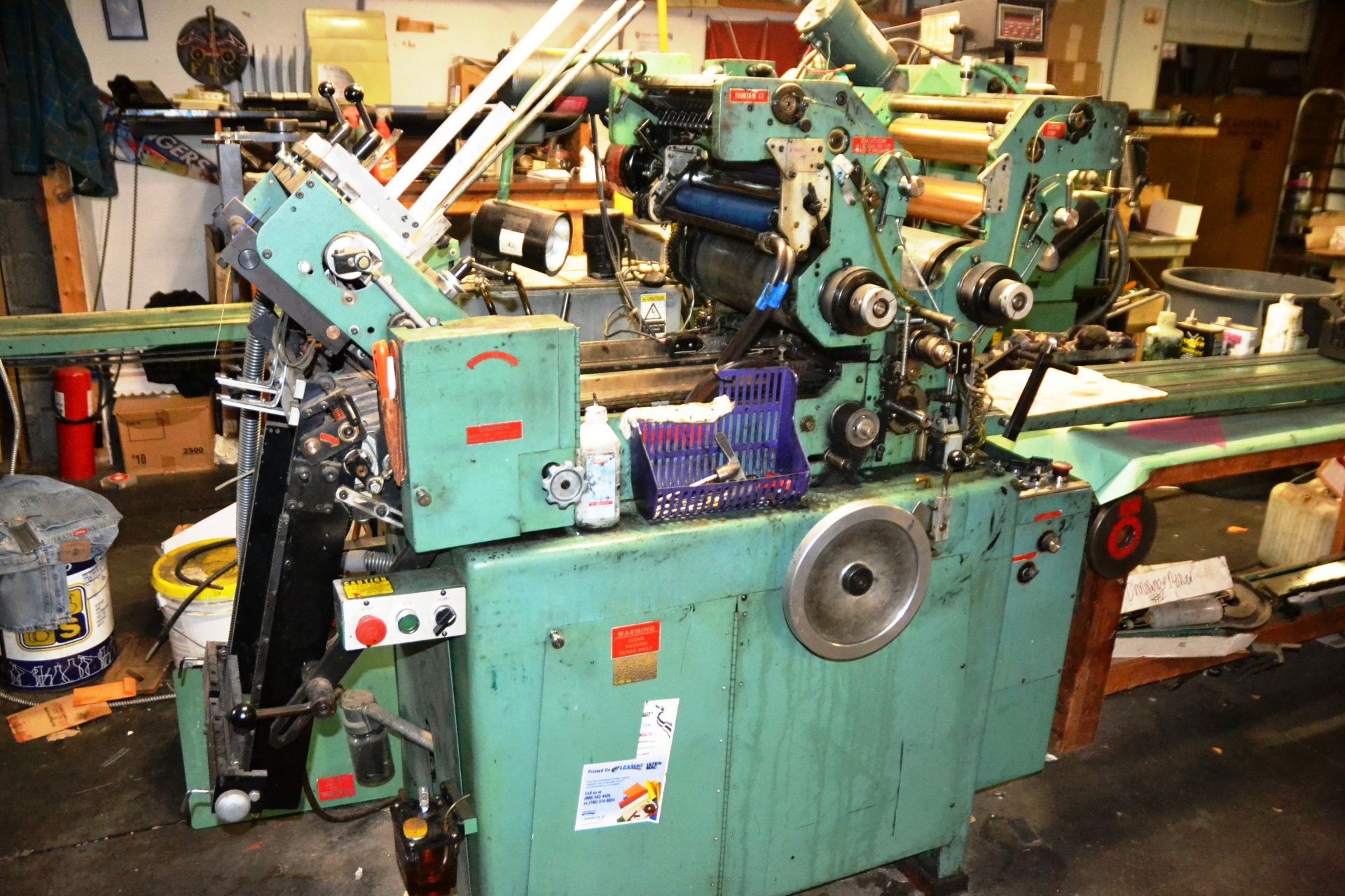 Halm Super Jet Press 1-Color, Model# JP-TWOD-6D, Serial# 3595 - Image 3 of 6