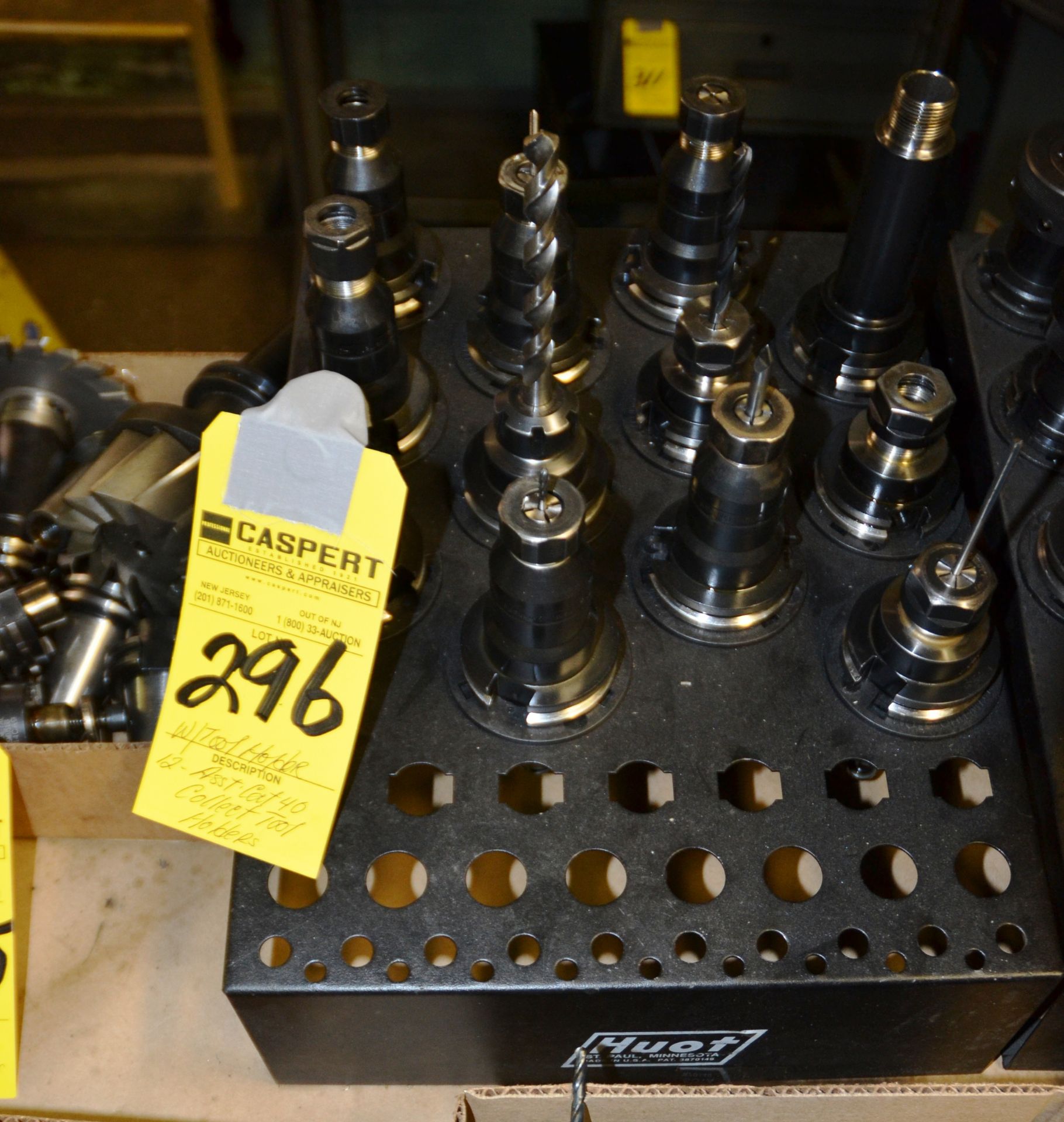 Assorted Cat 40 Collet Tool Holders