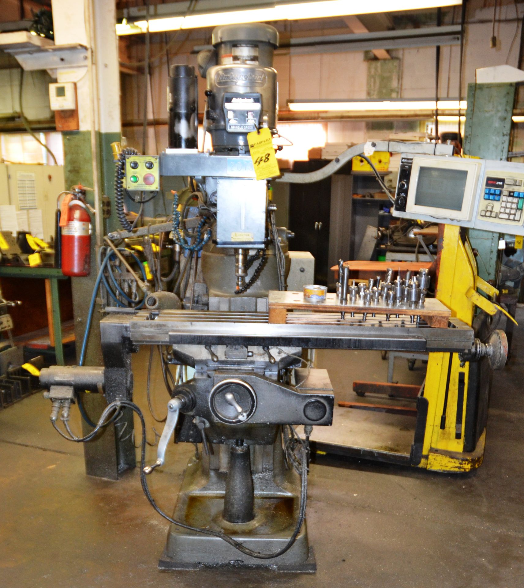 BRT Milling Machine with Power Feed, BR277698E, 9" X 48" Table