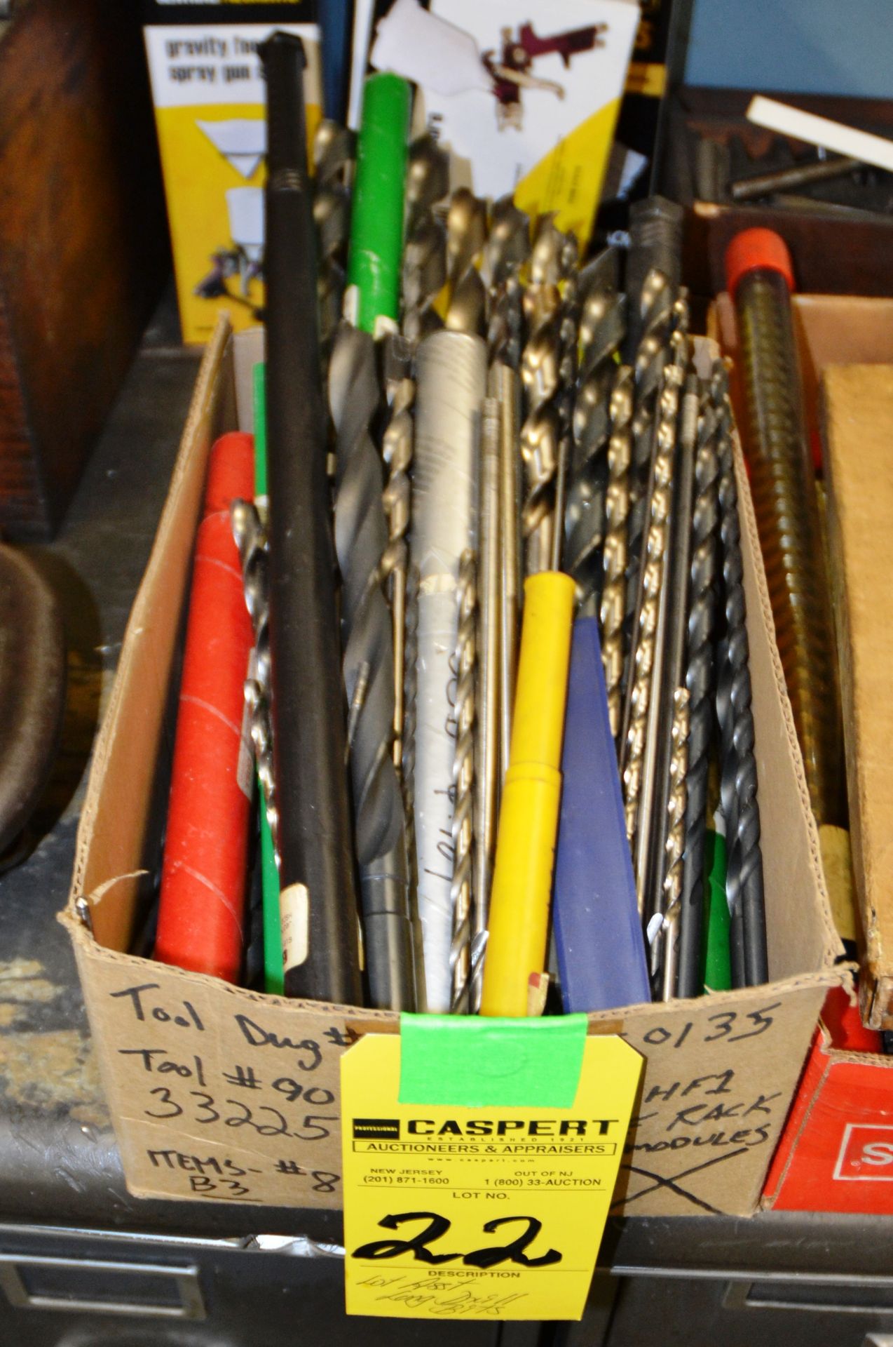 LOT - Assorted Long Stem Drill Bits