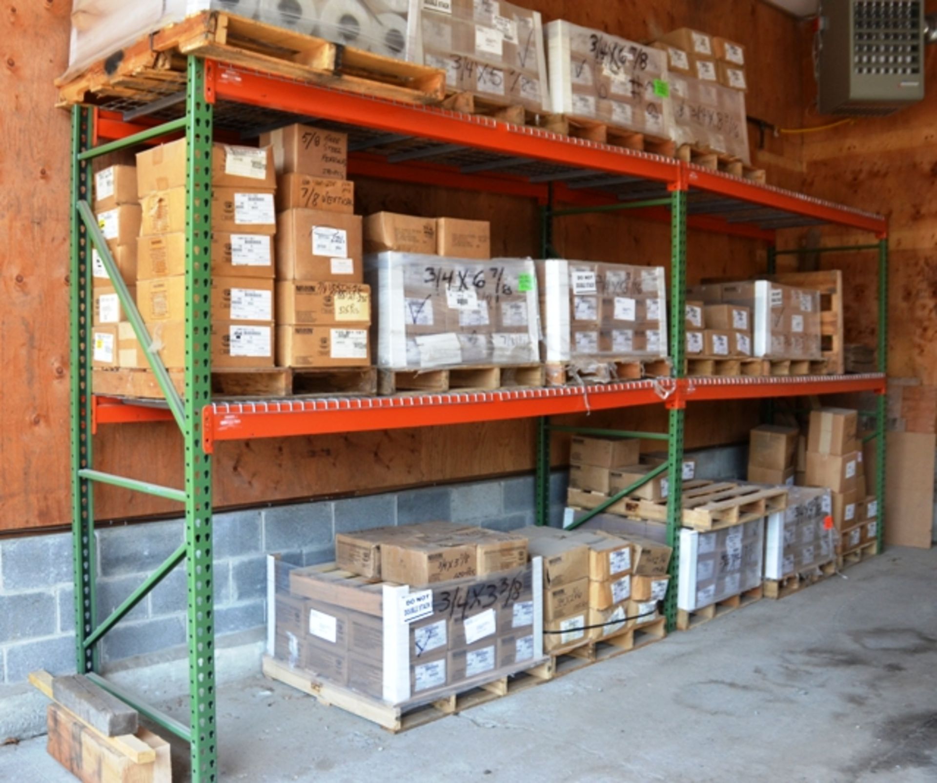 4 Sections 8' Pallet Racking