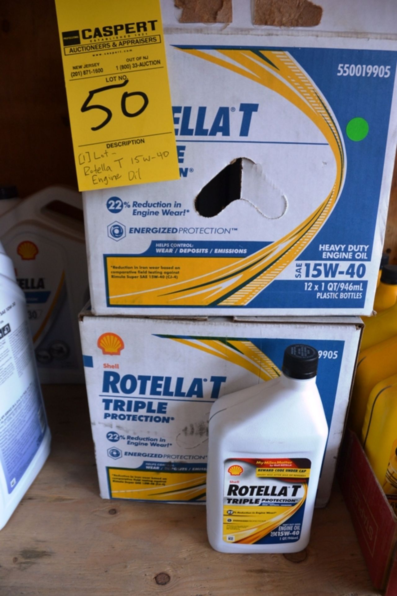 LOT - Rotella T 15W-40 Engine Oil