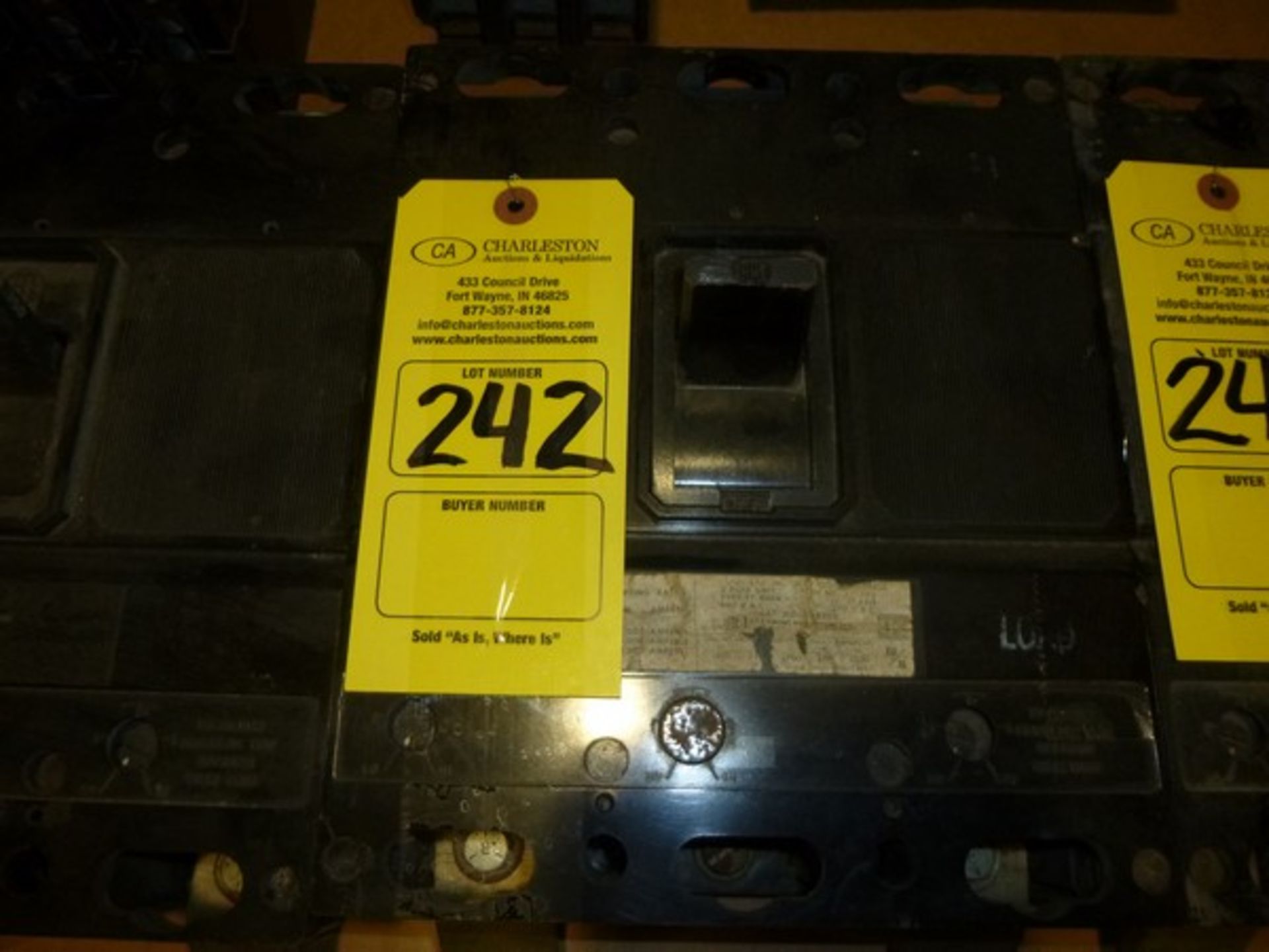 ITE circuit breaker JJ2-B350 2 pole 350amp