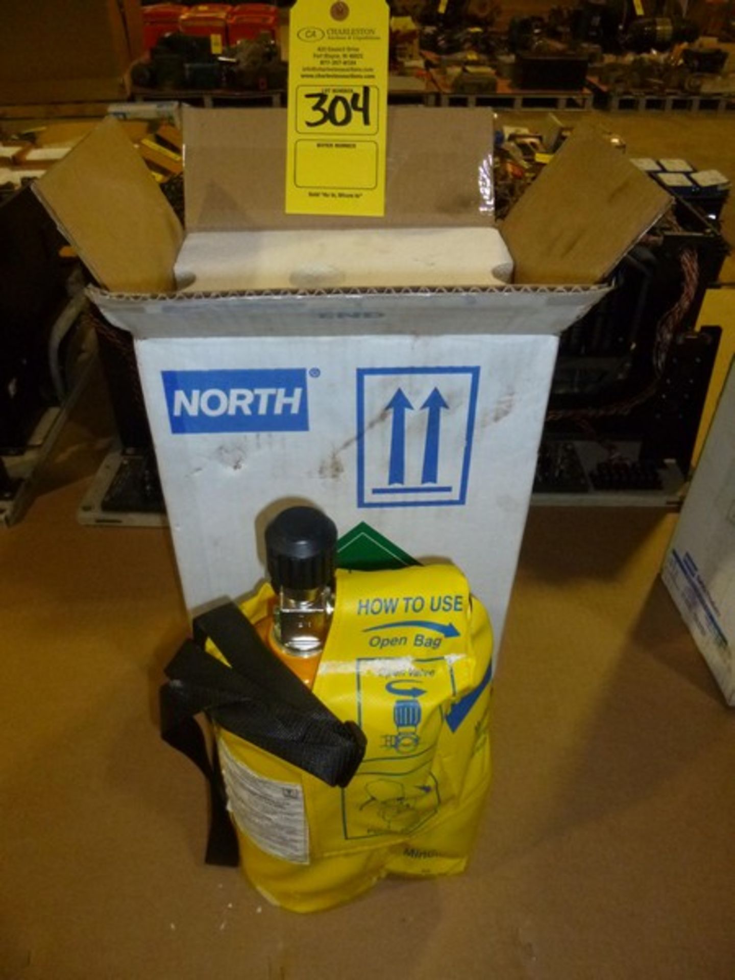 North Safety Emergency Escape Breathing Apparatus Model 845. New in box