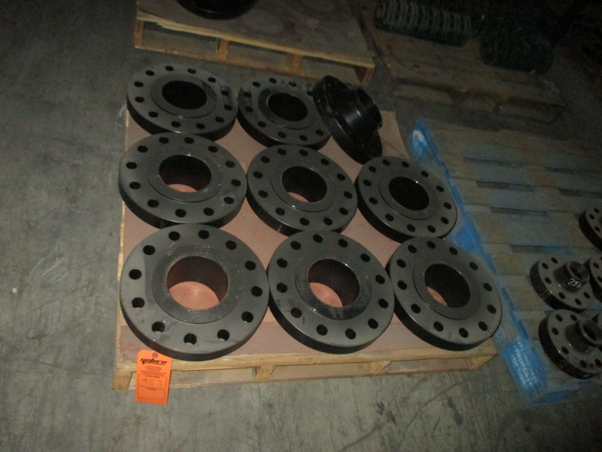 LOT OF (9) 6" 600; A/SA-105 XH WELDNECK FLANGE(LOCATED AT 1731 S. SAN MARCOS, SAN ANTONIO,TX