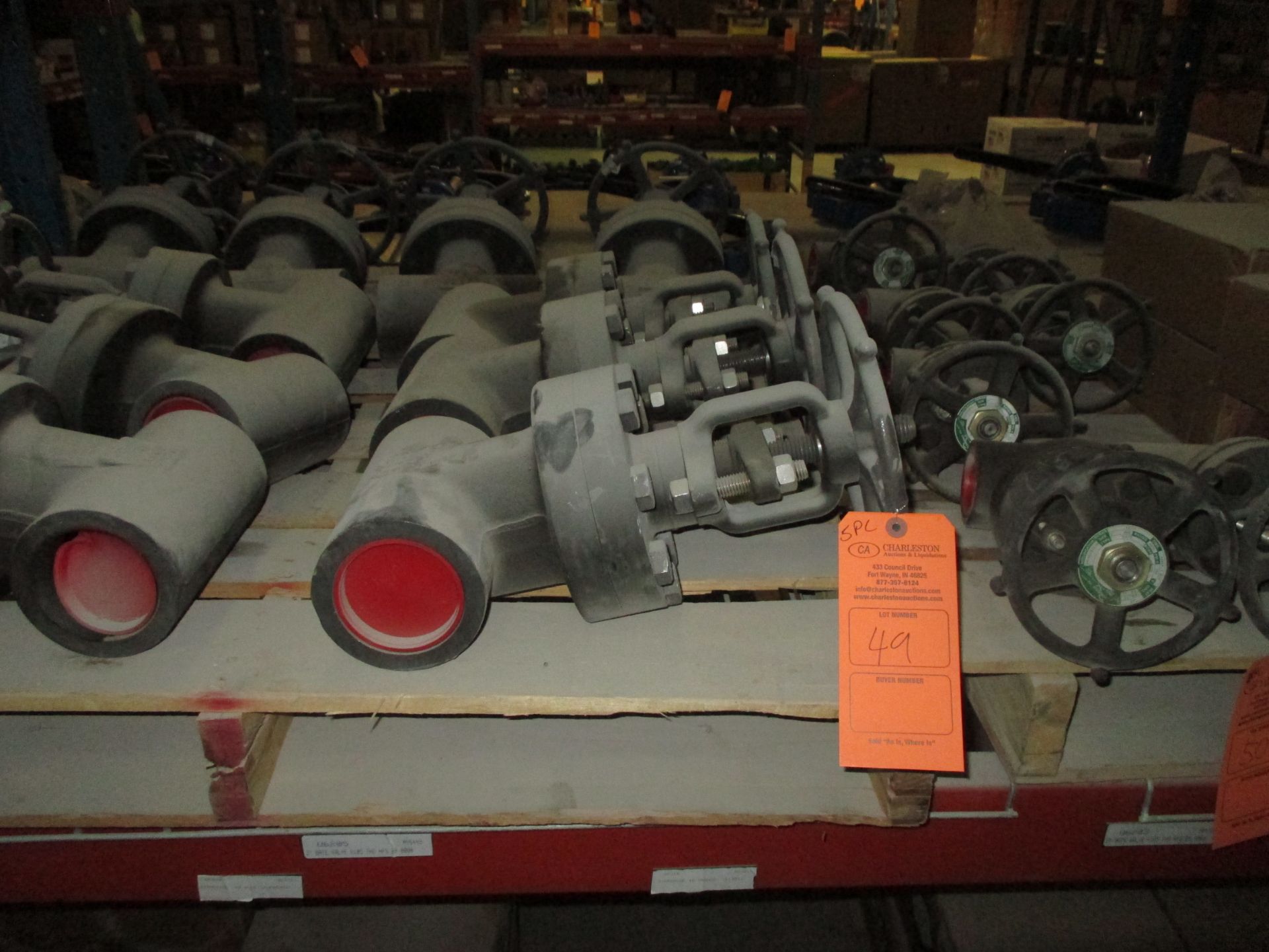 (5) VOGT 3" GATE VALVE A105 THD HFS-BB-800(LOCATED AT 500 BEARCAT ROAD ALEDO, TX 76008)