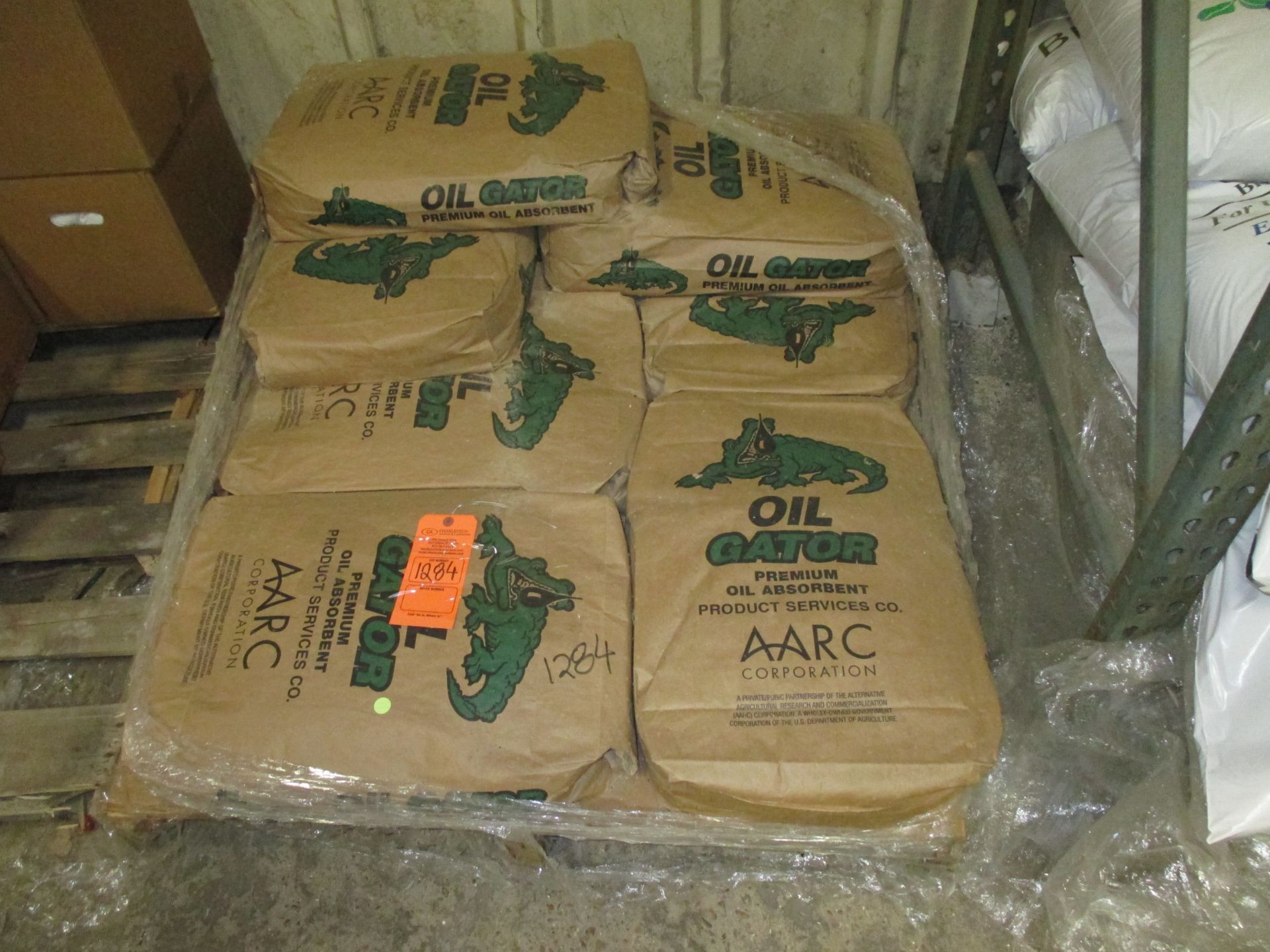 PALLET OF OIL GATOR PREMIUM OIL ABSORBENT (LOCATED AT 100 INDUSTRIAL AVE KILGORE TX 75662)