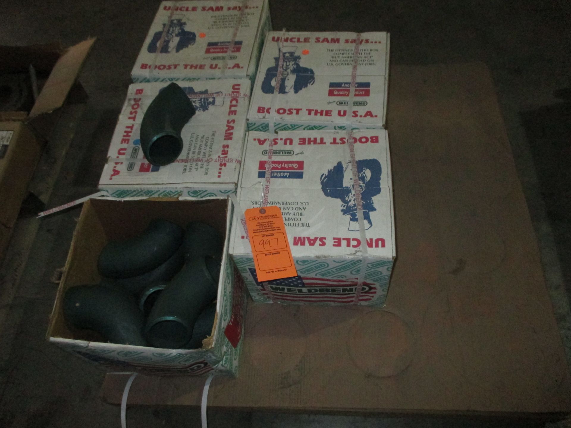 LOT OF (60) WELDBEND 3" XH LR 90D ELBOWS(LOCATED AT 1731 S. SAN MARCOS, SAN ANTONIO,TX 78207)