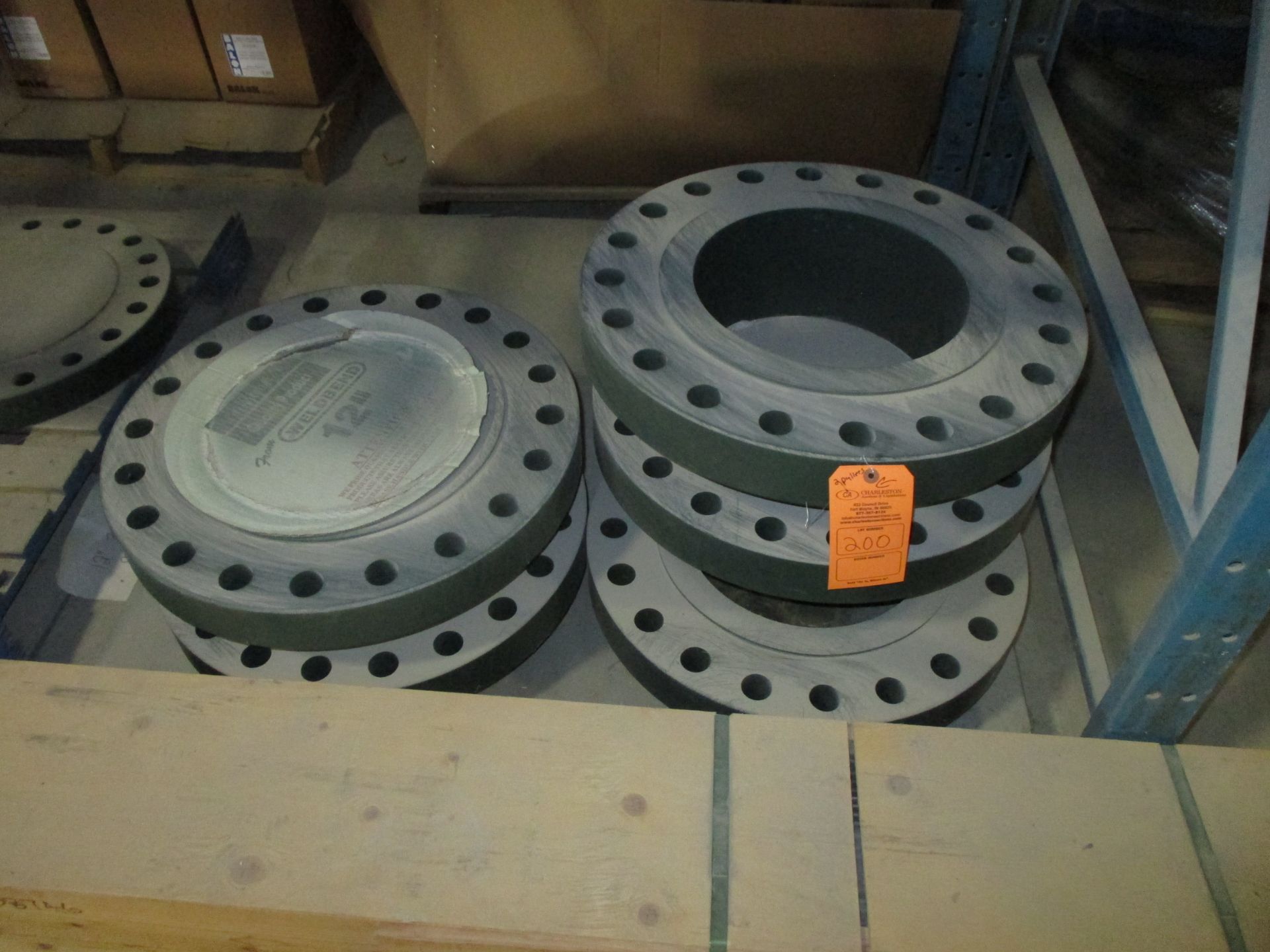 (5) 12" CL600 R/F WELDNECK FLANGE(LOCATED AT 500 BEARCAT ROAD ALEDO, TX 76008)