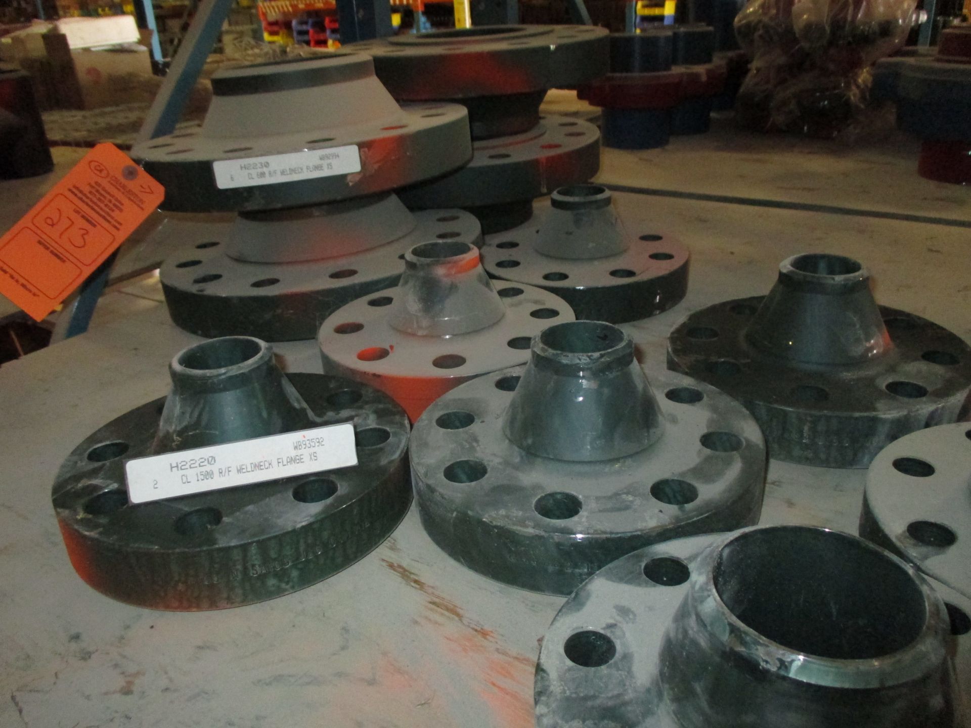 (4) PCS. 6" CL 600 R/F WELD NECK FLANGE XS; (2) PCS. 3" CL 600 R/F WELD NECK FLANGE XS; (5) PCS.