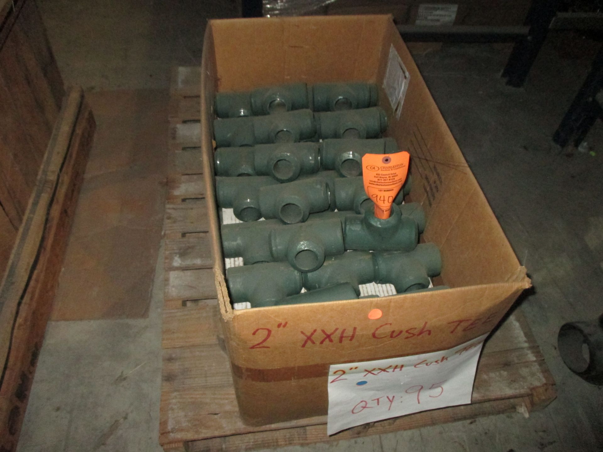 LOT OF (95) WELDBEND 2" XXH CUSH TEE(LOCATED AT 1731 S. SAN MARCOS, SAN ANTONIO,TX 78207)