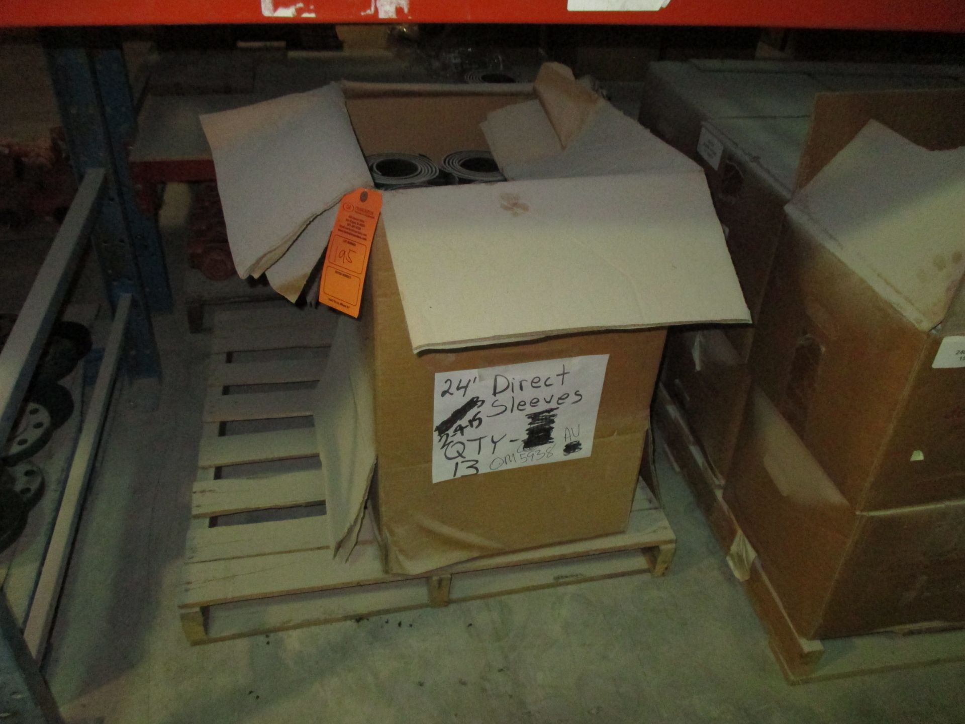 PALLET OF 24" DIRECT SLEEVES(LOCATED AT 500 BEARCAT ROAD ALEDO, TX 76008)