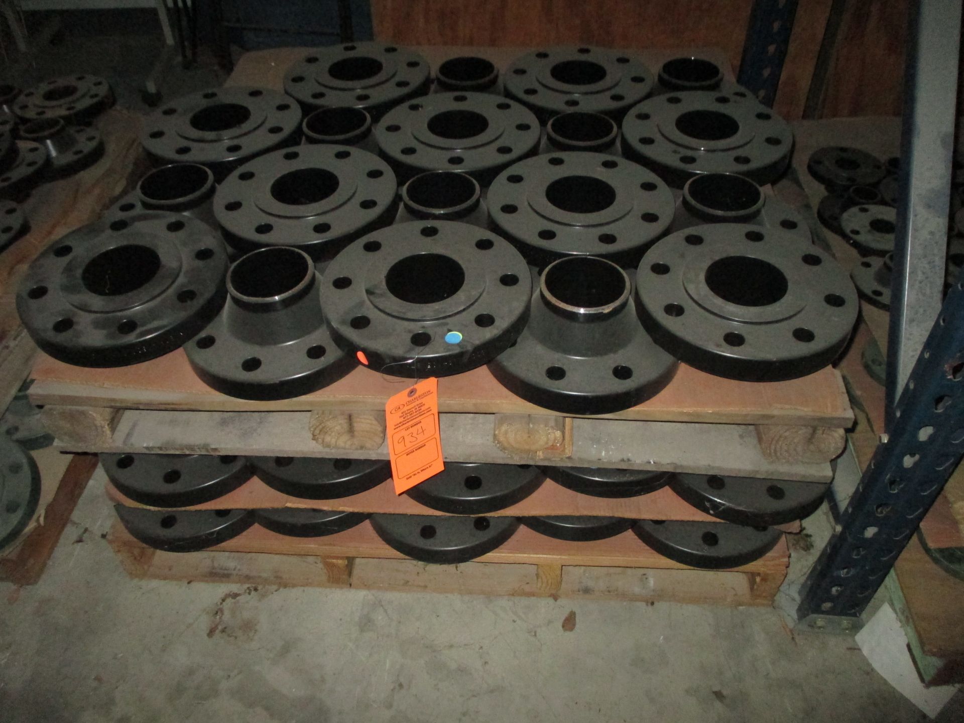 LOT OF (58) 4" 600 STD RF WELDNECK FLANGE(LOCATED AT 1731 S. SAN MARCOS, SAN ANTONIO,TX 78207)