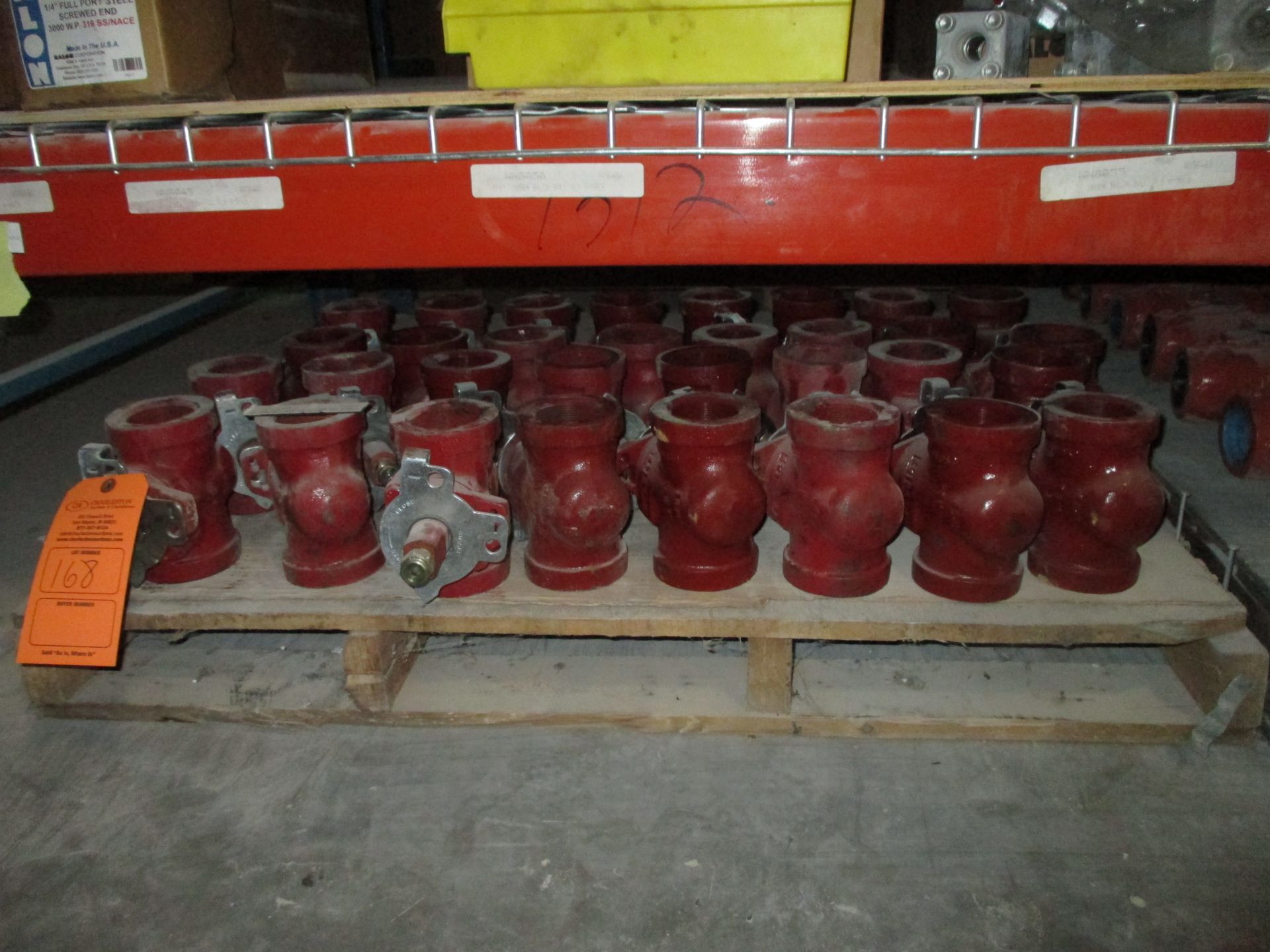 PALLET OF NORDSTROM 2" THREADED PLUG VALVE 200# CWP(LOCATED AT 500 BEARCAT ROAD ALEDO, TX 76008)
