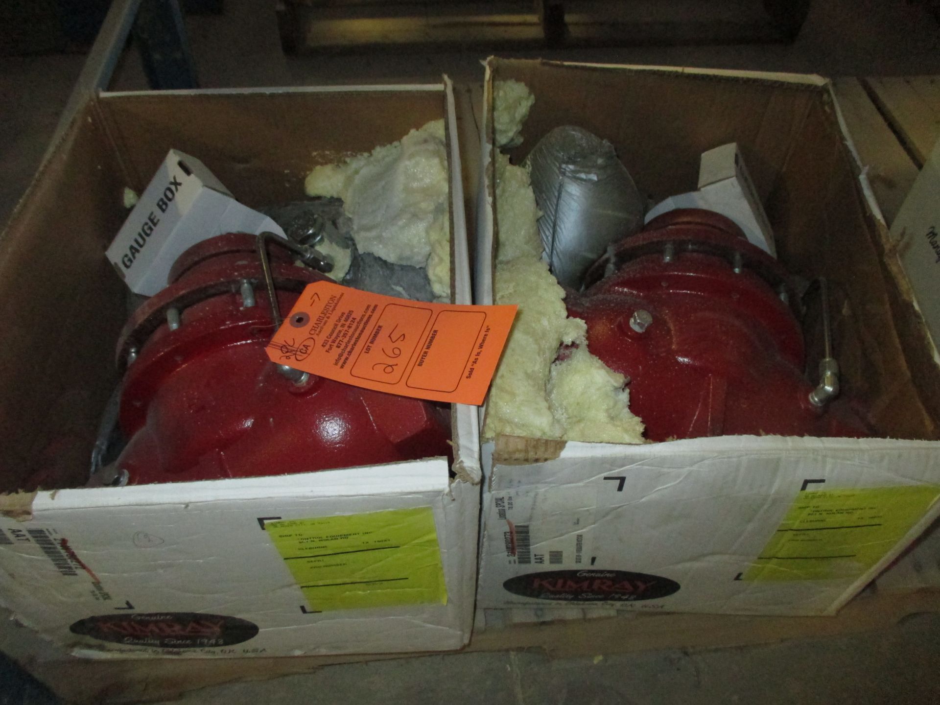 (2) PCS. KIMRAY 430 GST BP PRESSURE REDUCING VALVE(LOCATED AT 500 BEARCAT ROAD ALEDO, TX 76008)