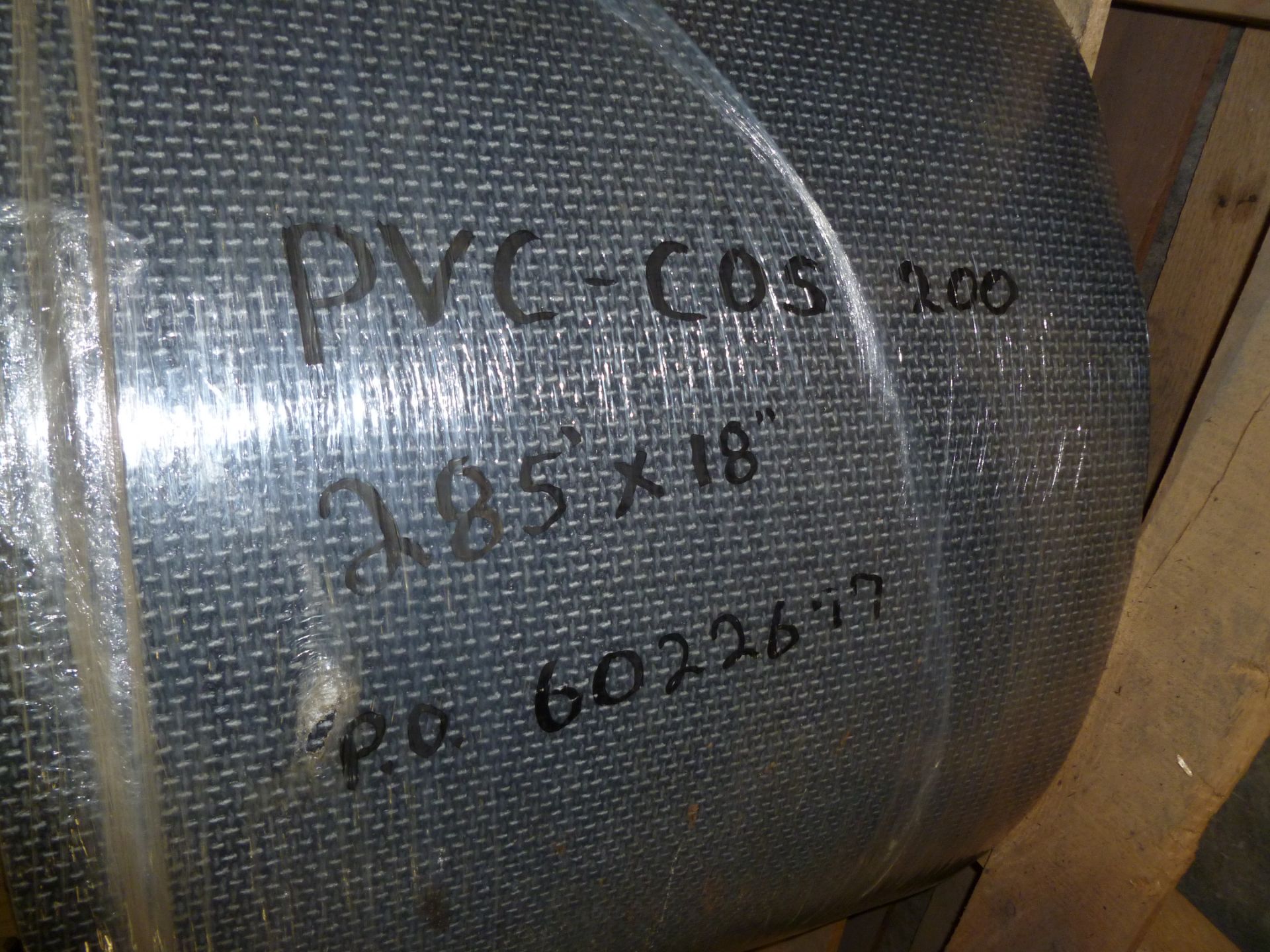 CONVEYOR BELT PVC -COS 200 285' X 18" (LOCATED AT 6901 ARDMORE AVE. FORT WAYNE, IN 46809) - Image 3 of 6