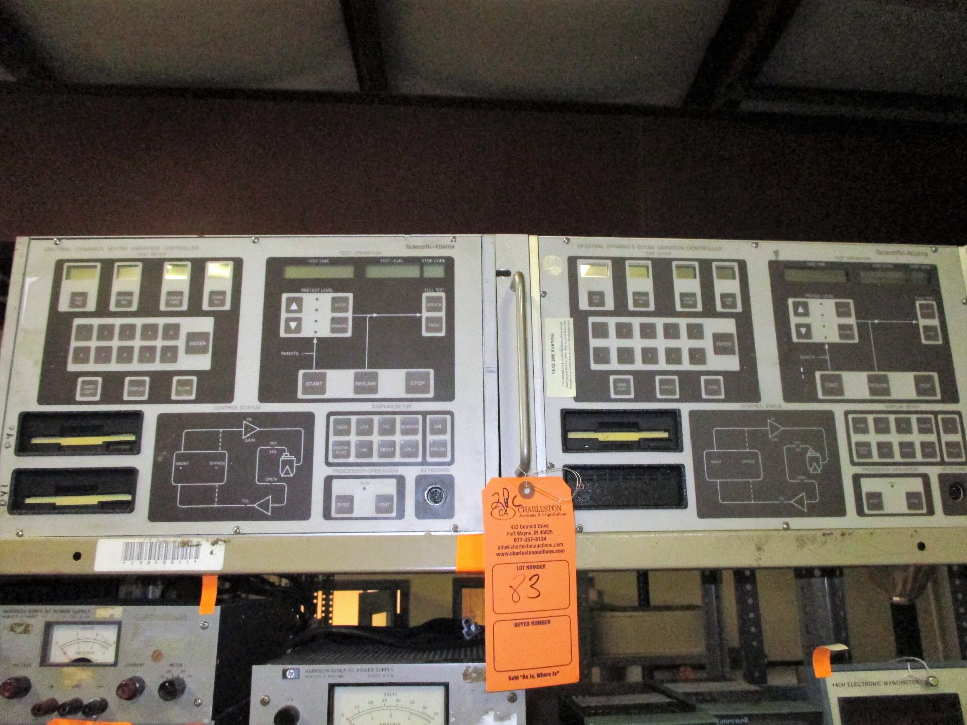 (2) SCIENTIFIC ATLANTA SPECTRAL DYNAMICS SD1700 VIBRATION CONTROLLER