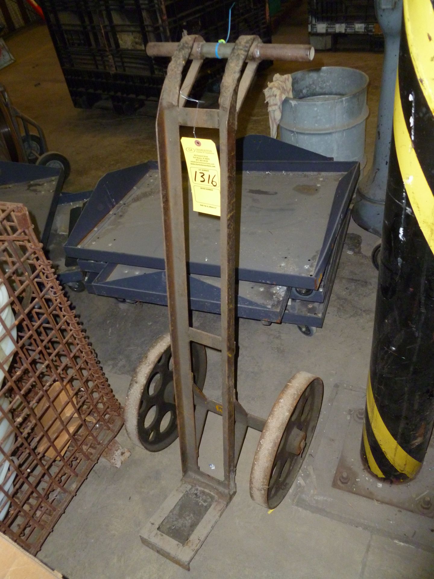 2 WHEEL VINTAGE CART (LOCATED AT 6901 ARDMORE AVE. FORT WAYNE, IN 46809) - Image 2 of 2