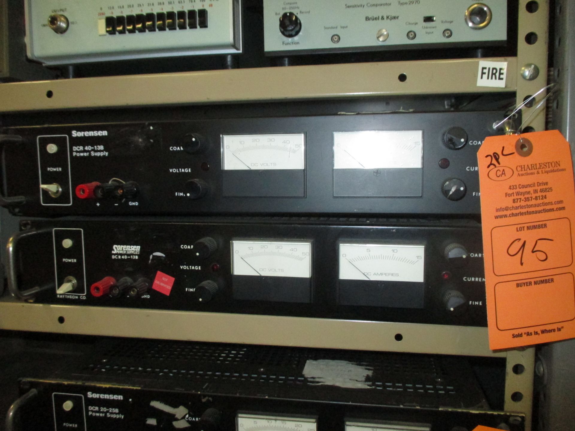 (2) SORENSEN POWER SUPPLY M# DCR40-13B