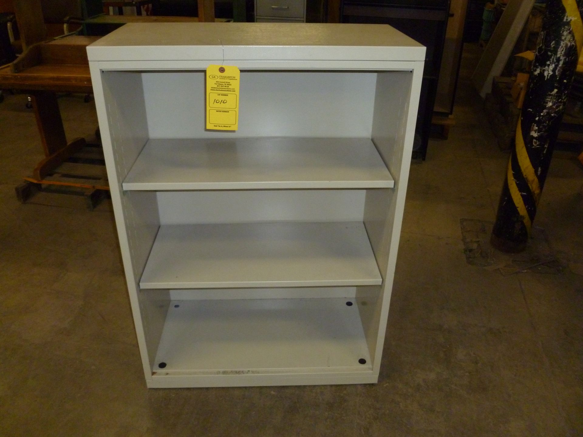 STORAGE CABINET WITH 3 SHELVES (LOCATED AT 6901 ARDMORE AVE. FORT WAYNE, IN 46809)