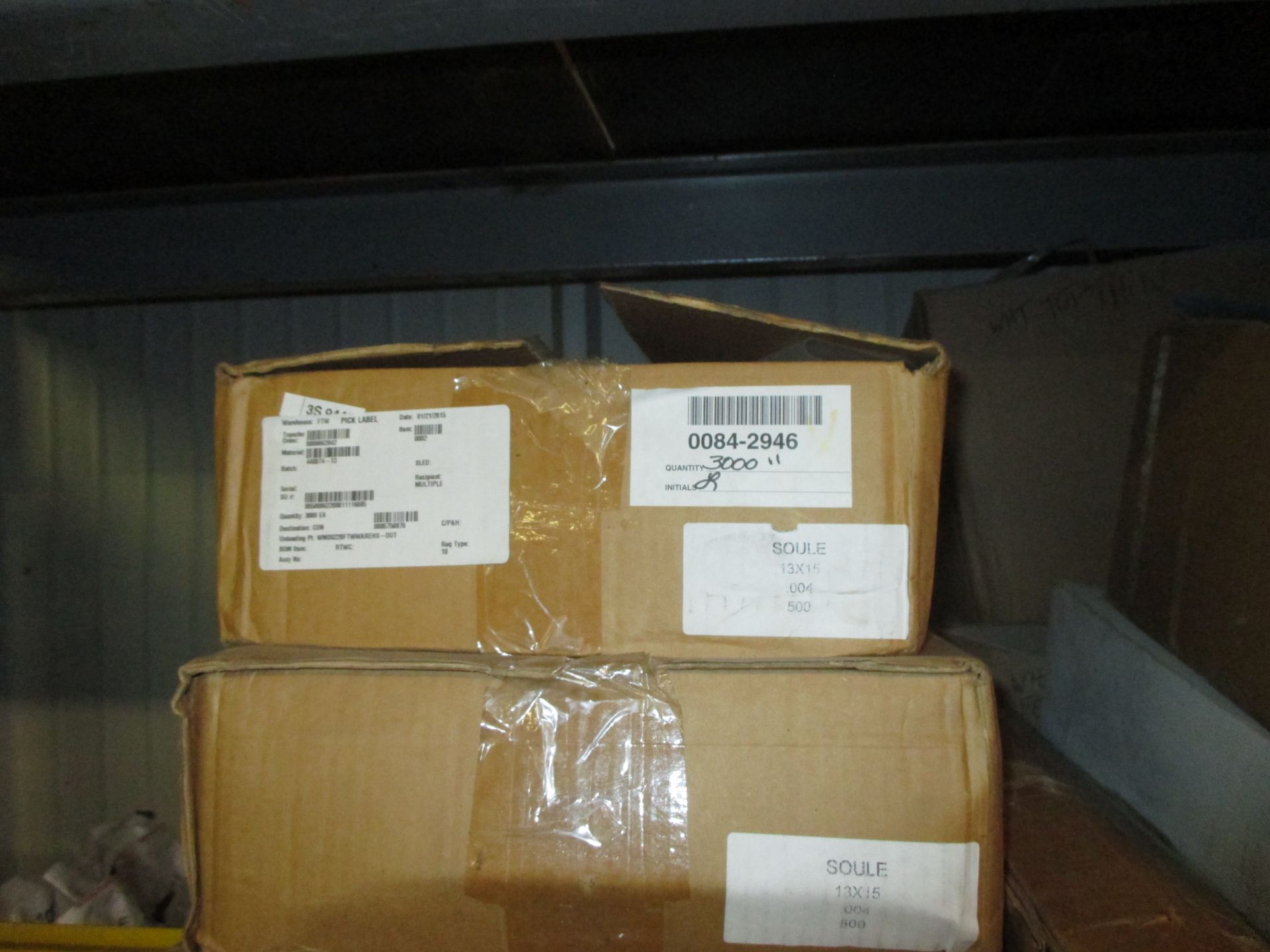 CONTENTS OF SHELF INCLUDING ELECTRICAL HARDWARE; TYCO JUMPERS; ELECTRICAL CAPS; STORAGE BAGS & MORE - Image 2 of 3