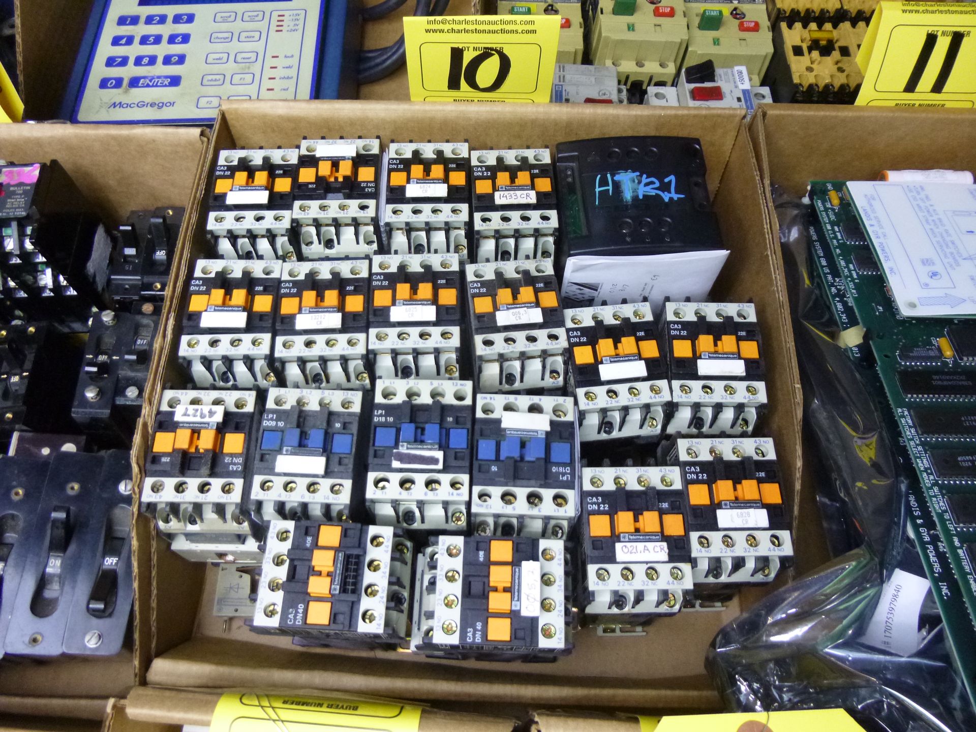 Box Flat of contactors, telemecanique etc