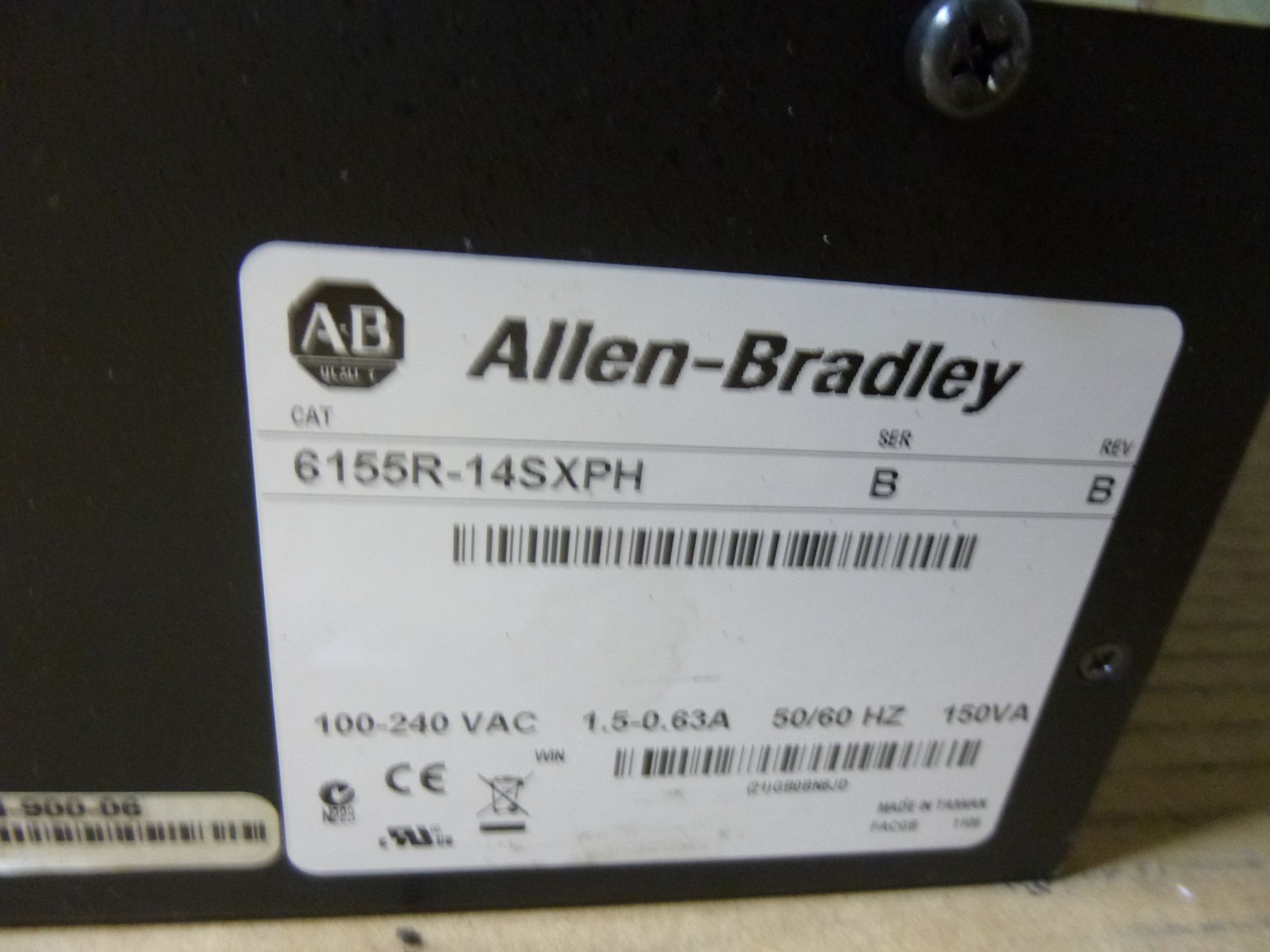 Allen Bradley VersaView 1400R Cat. Number 6155R-14SXPH Ser B - Image 2 of 2