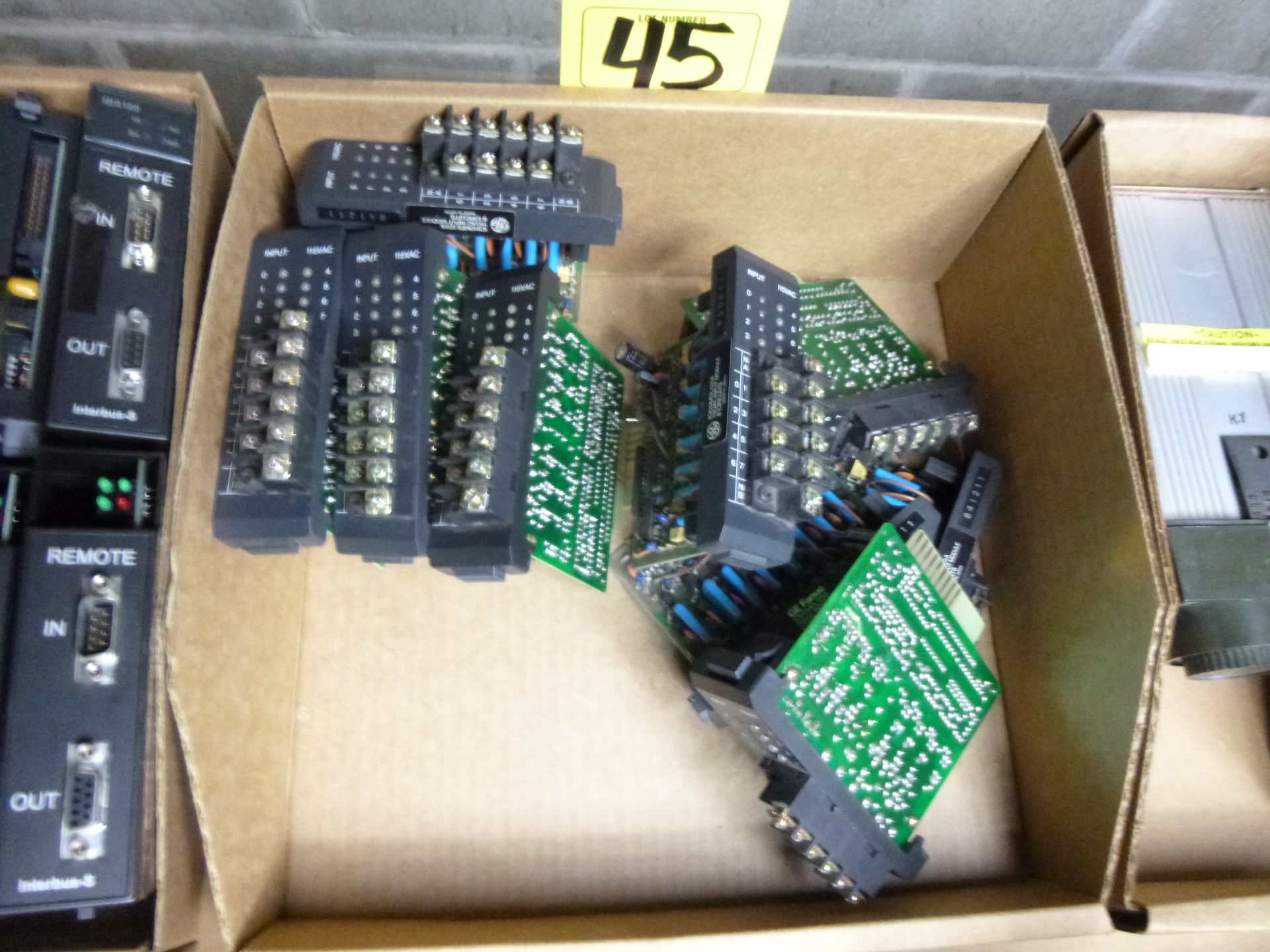 Box Flat of assorted GE Fanuc cards