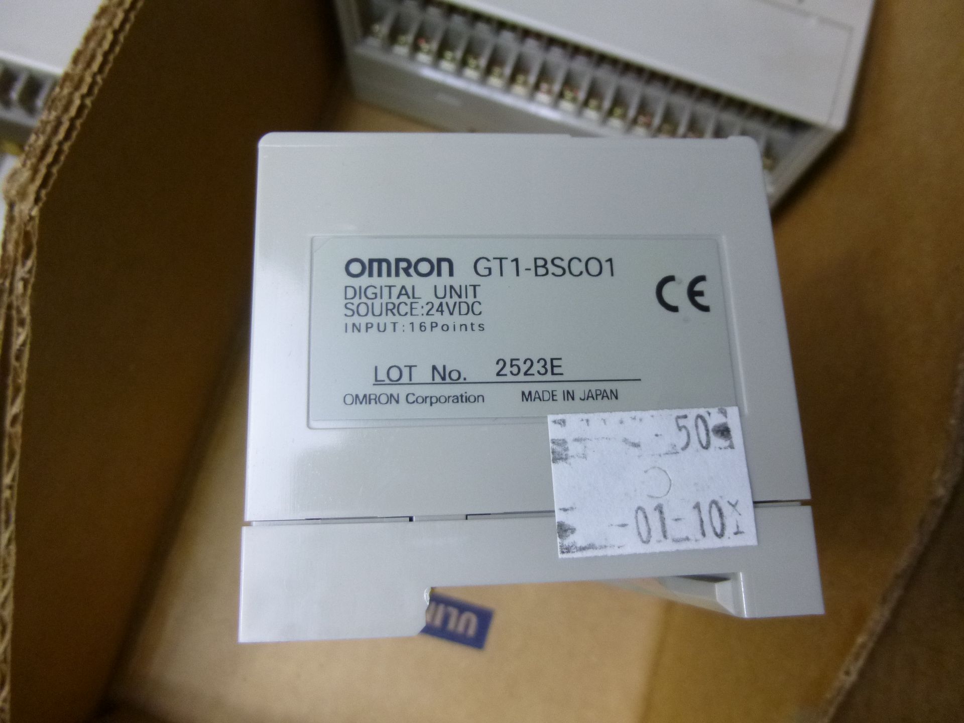 Qty 2 - OMRON MODEL GT1-ID16 digital input unit GT1-BSC01 - Image 2 of 2