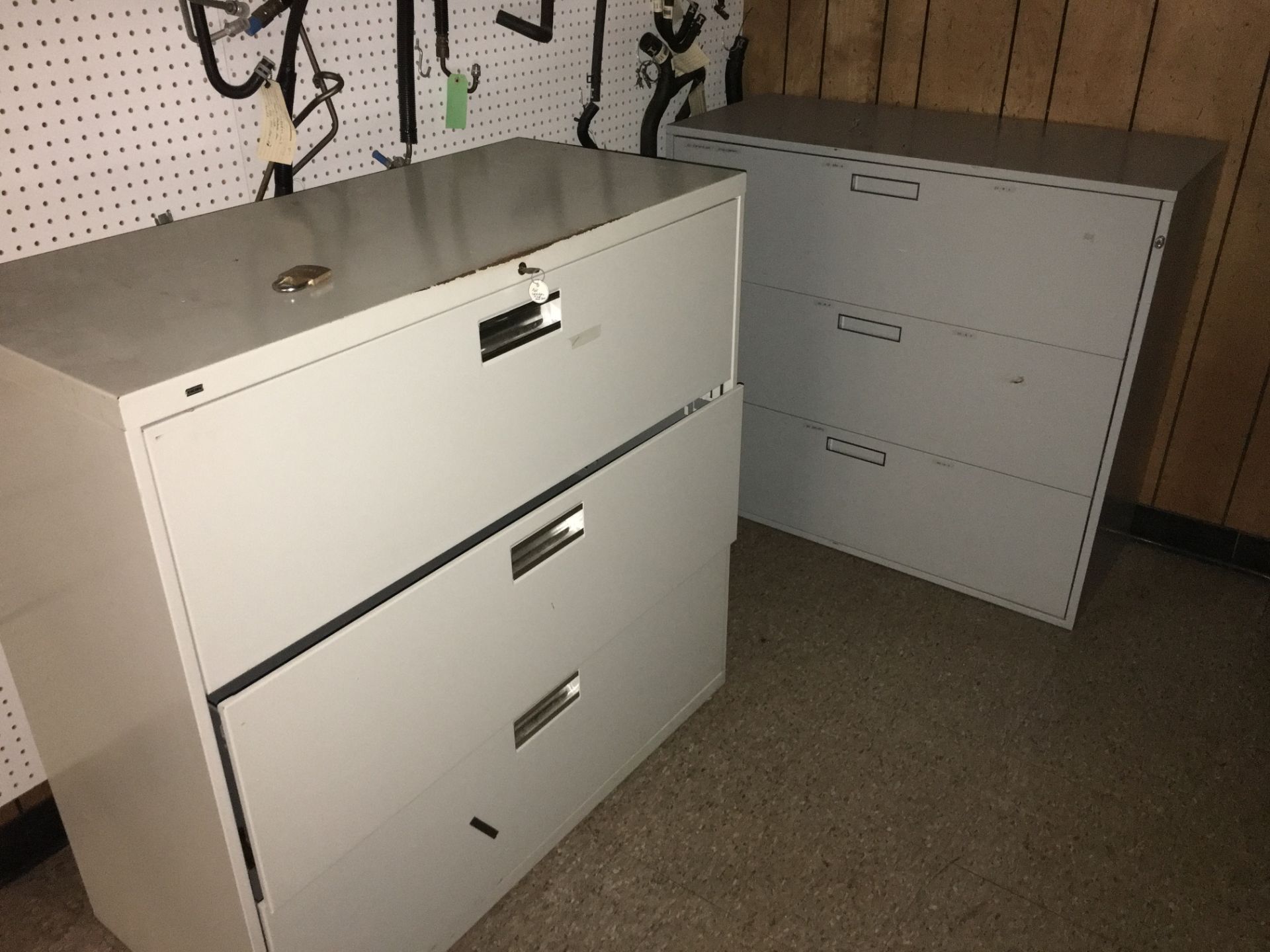 (3) 3-DOOR HORIZONTAL FILE CABINET (1) 4-DOOR FILE CABINET - Image 2 of 2